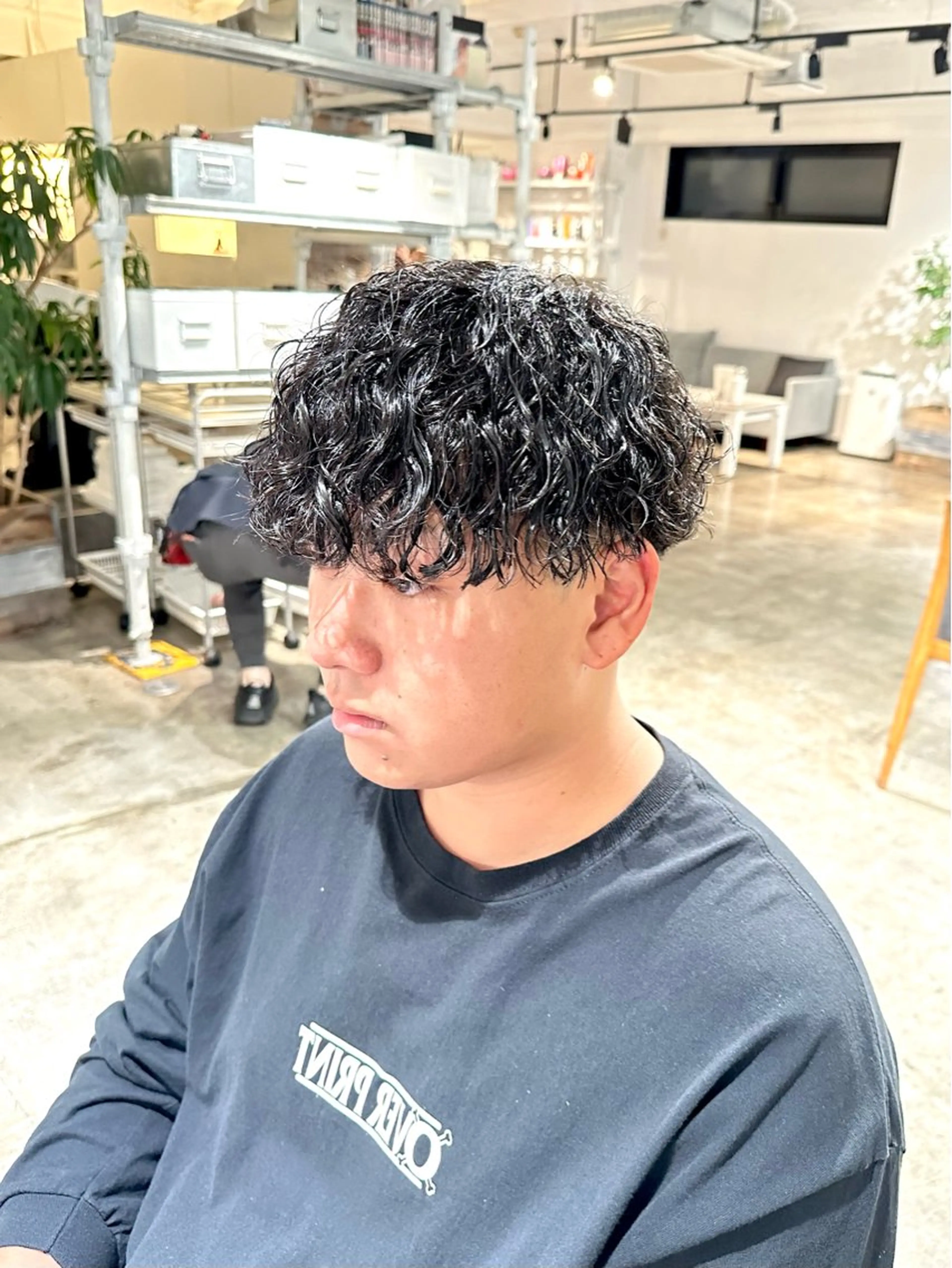メンズ マッシュ メンズパーマ メンズツイストパーマ ツイストパーマ カット ヘアカラー パーマ トリートメント 骨格補正施術/メンズ 専門美容師/YUYAのヘアスタイル