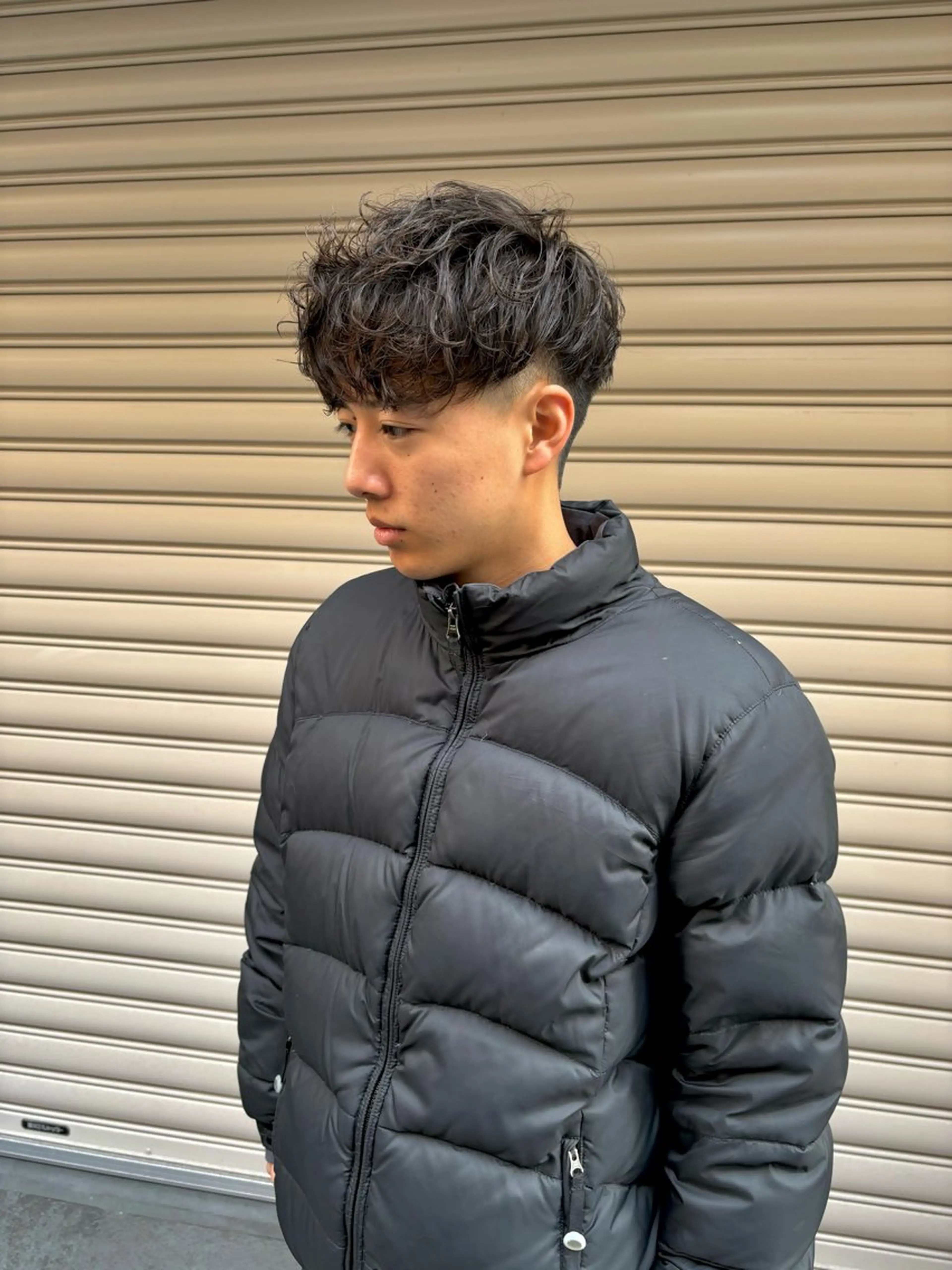 メンズ メンズパーマ カット 【メンズ専門 】村斎　伶次のヘアスタイル