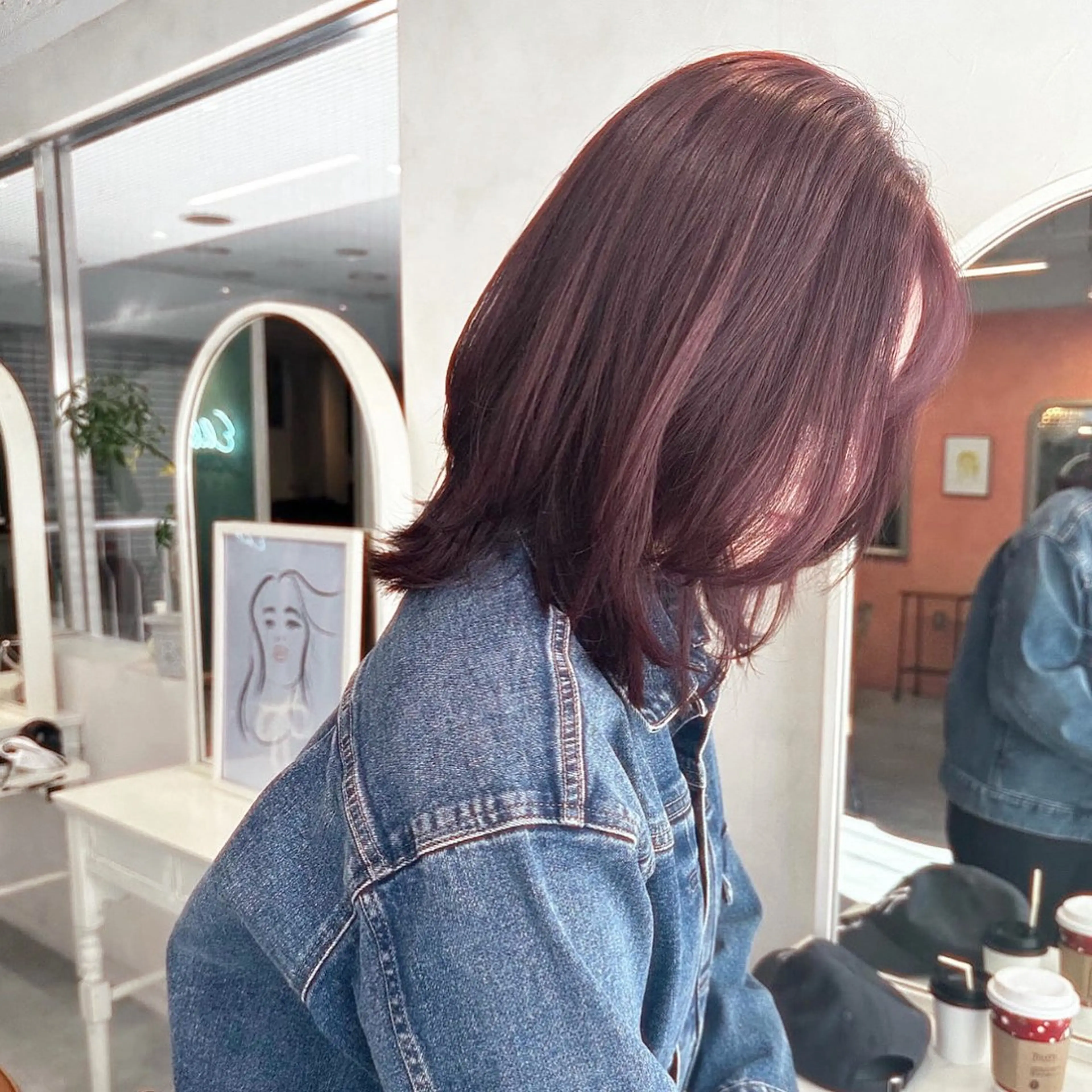 ミディアム カラー 🩷銀座/縮毛矯正 特化サロン🪞みことのヘアスタイル