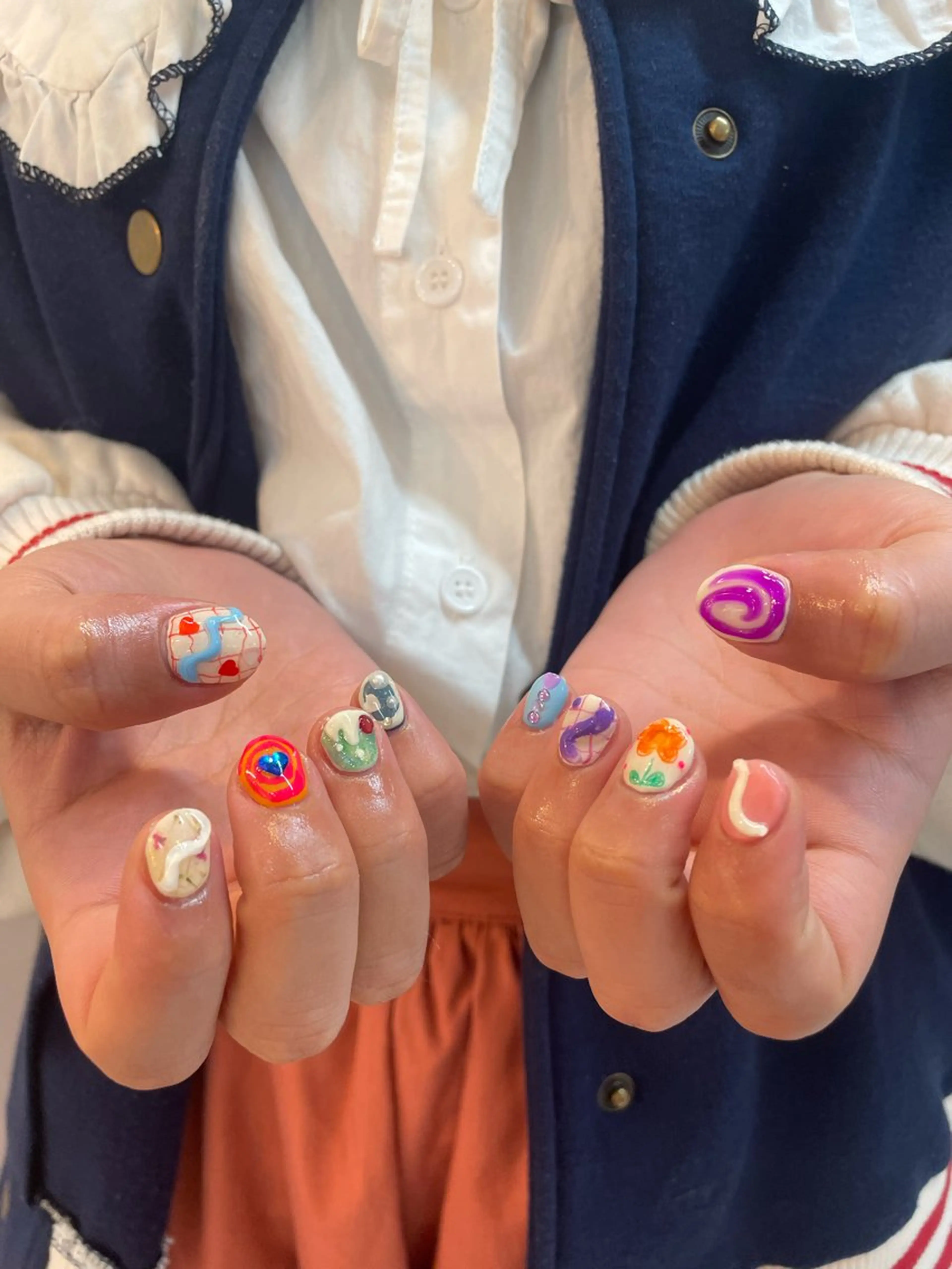 ネイル 束感まつ毛/ネイル/ LED♥KIRARAのマツエク・マツパデザイン