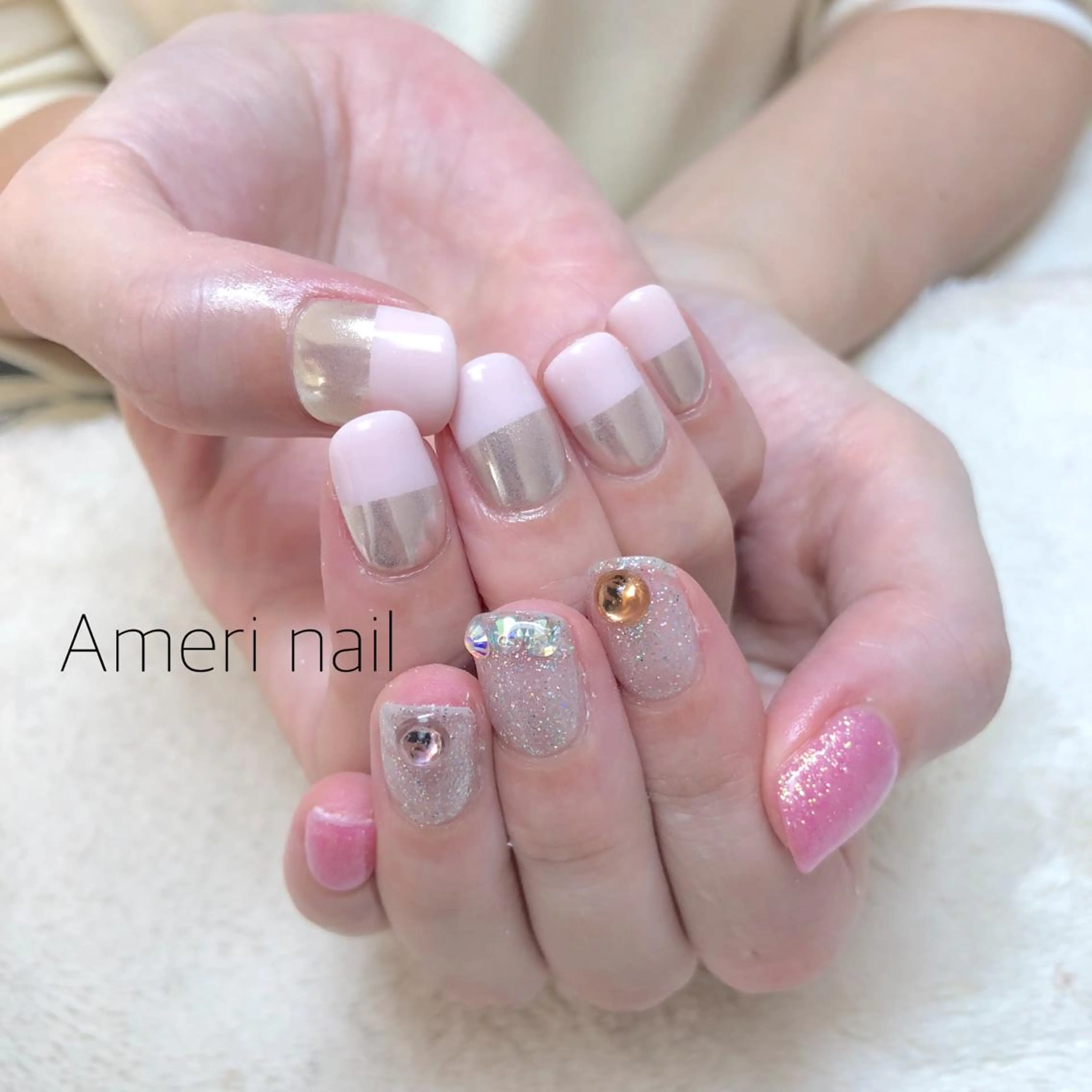 ネイル ハンドネイル Ameri nail /UKIのネイルデザイン