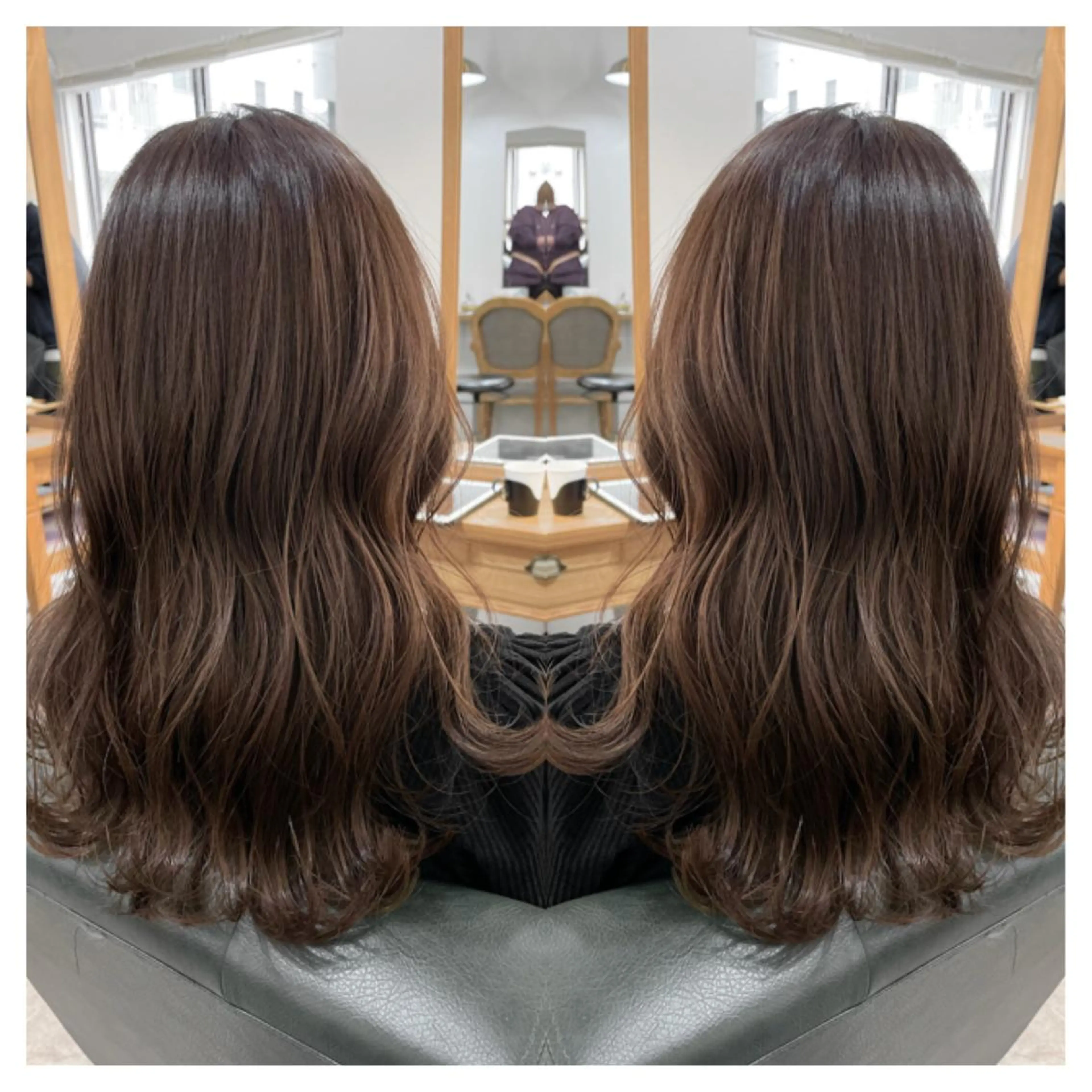 ロング カラー カット ヘアカラー トリートメント 村山 茉衣のヘアスタイル