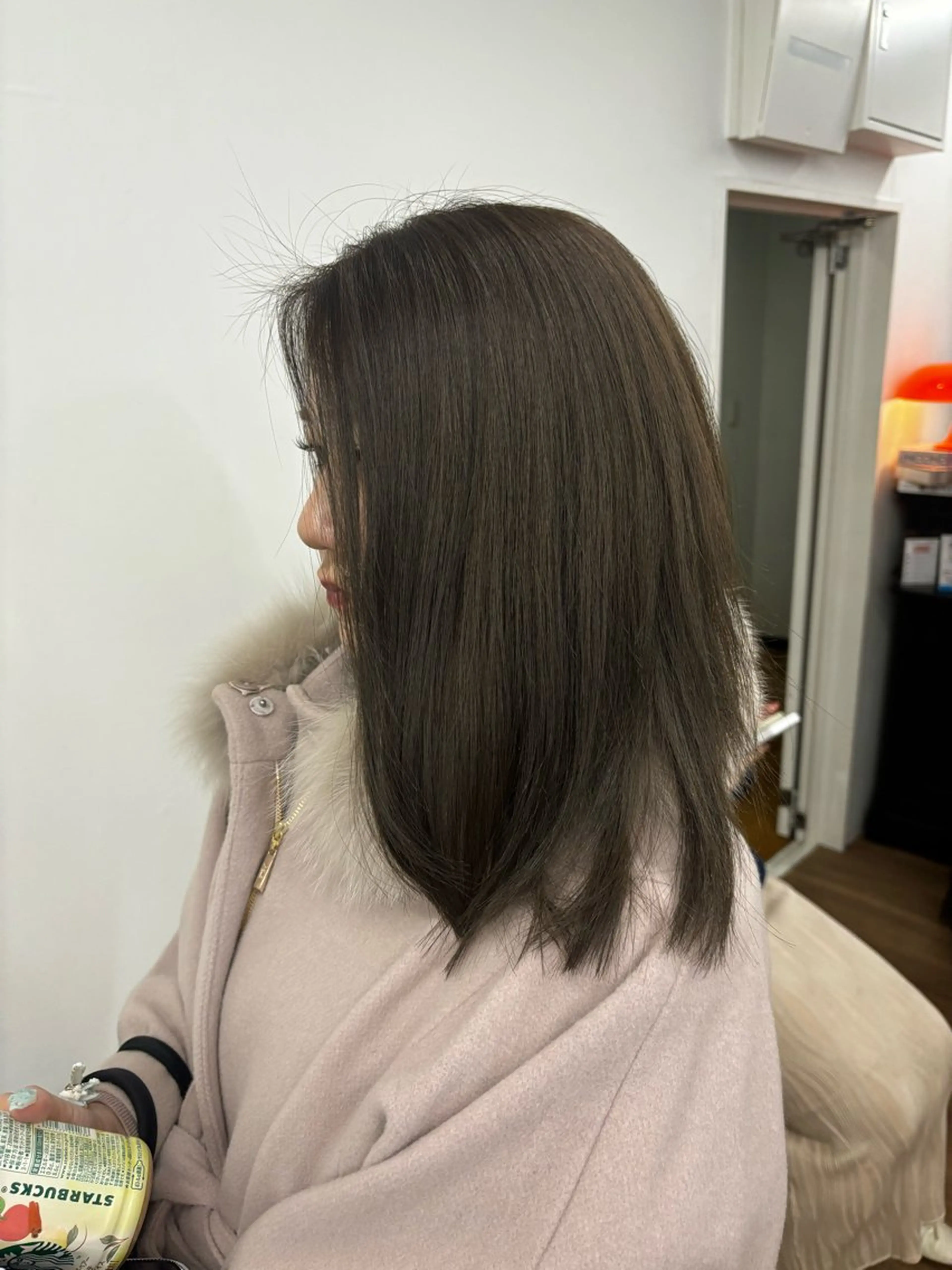 ミディアム カット ヘアカラー トリートメント HIROKO / 透明感暖色カラー🎀のヘアスタイル