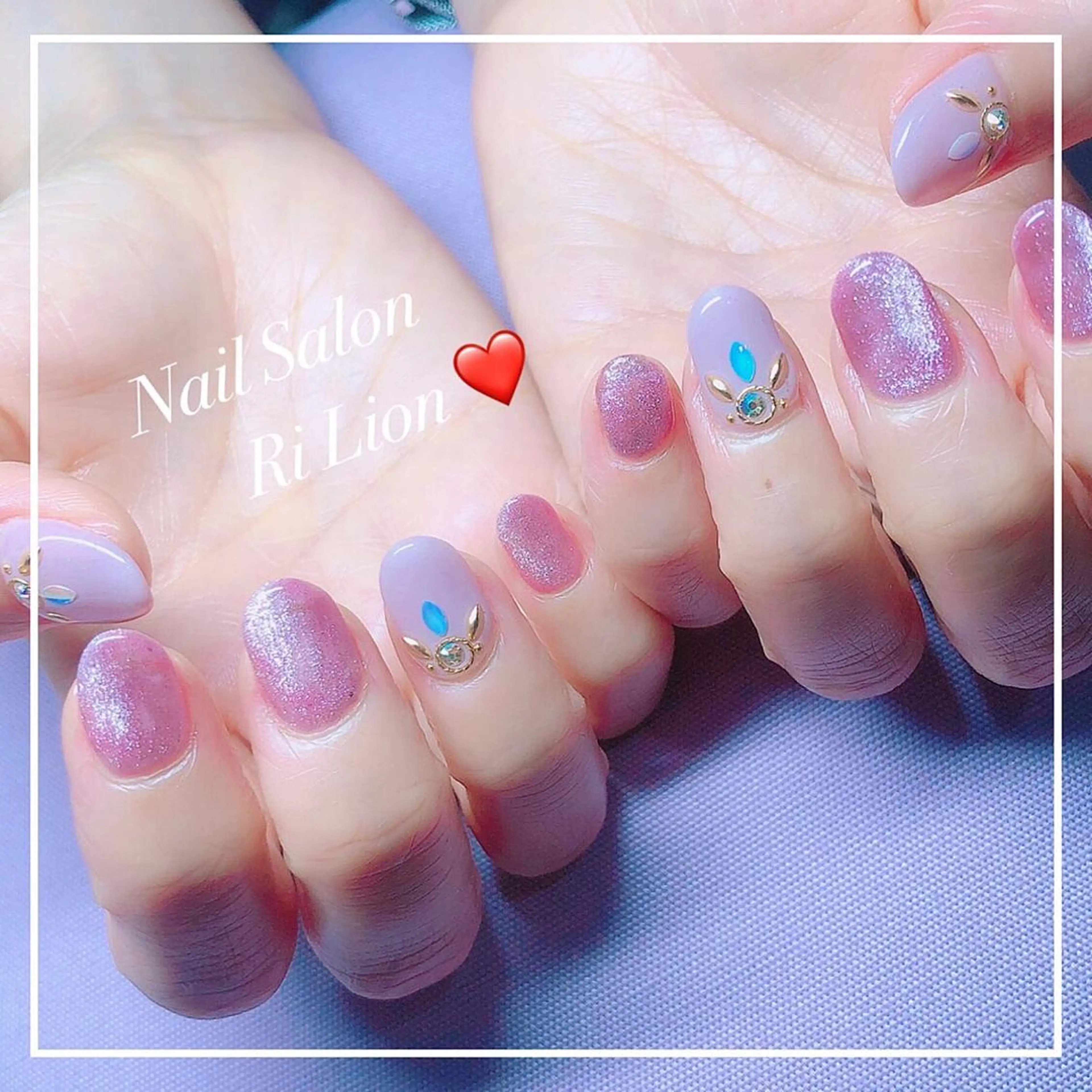 ネイル RiLion💗 Risa🦋💜のネイルデザイン
