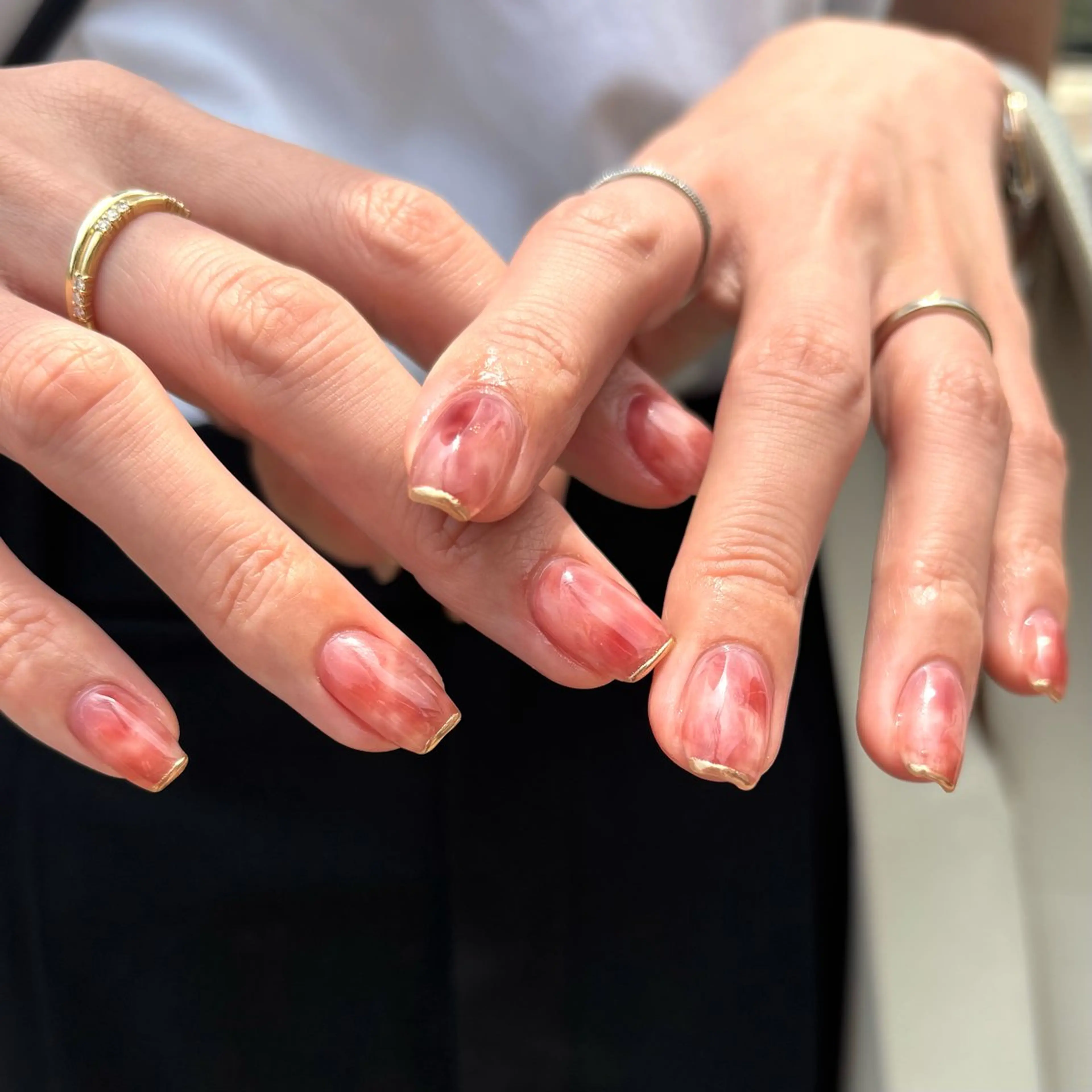 ご新規様🌼ニュアンスアートおまかせデザイン🖼️90分コース✨☁️ご新規様付替オフ無料☁️の写真