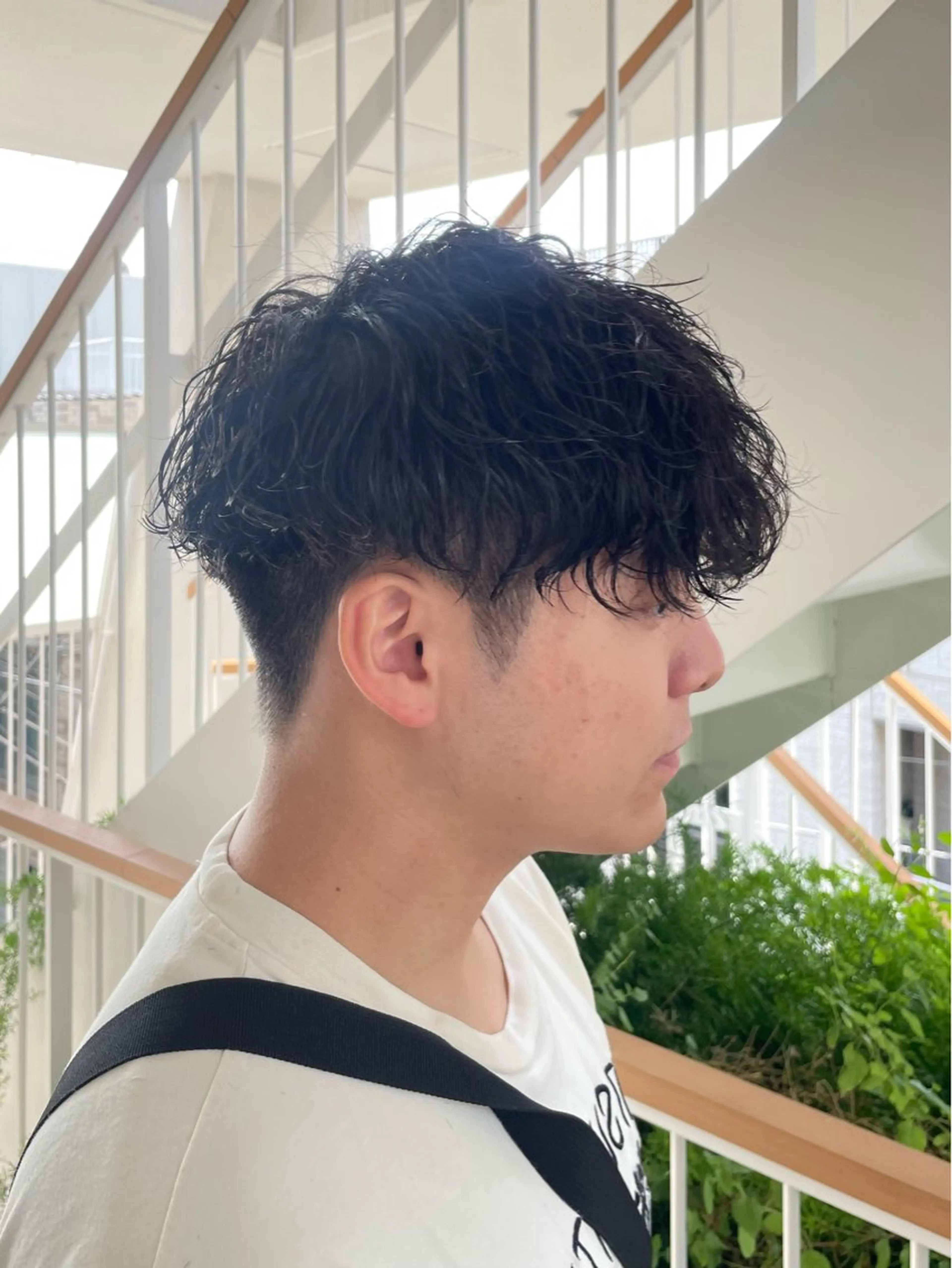 パーマ メンズ カット パーマ トリートメント ヘッドスパ ヘアセット メンズモテパーマ💙 fuwaのヘアスタイル