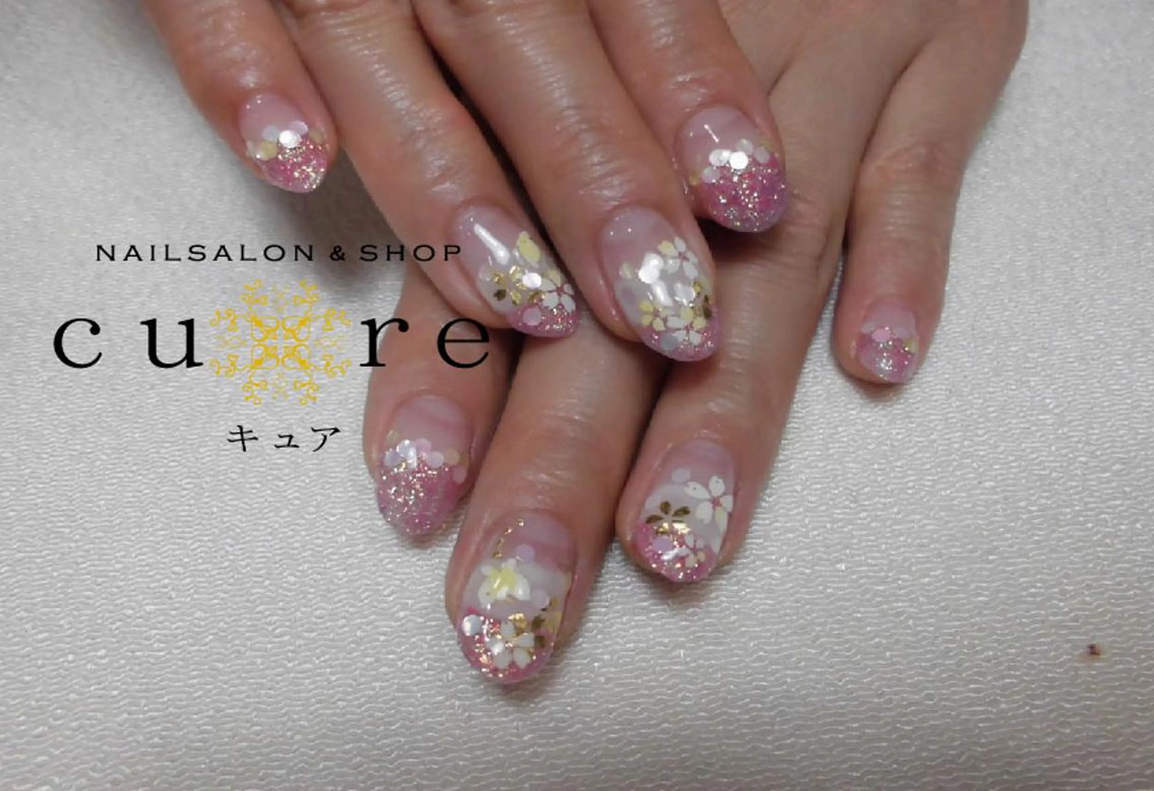 ミディアム ネイル ネイルサロン Cureのネイルデザイン
