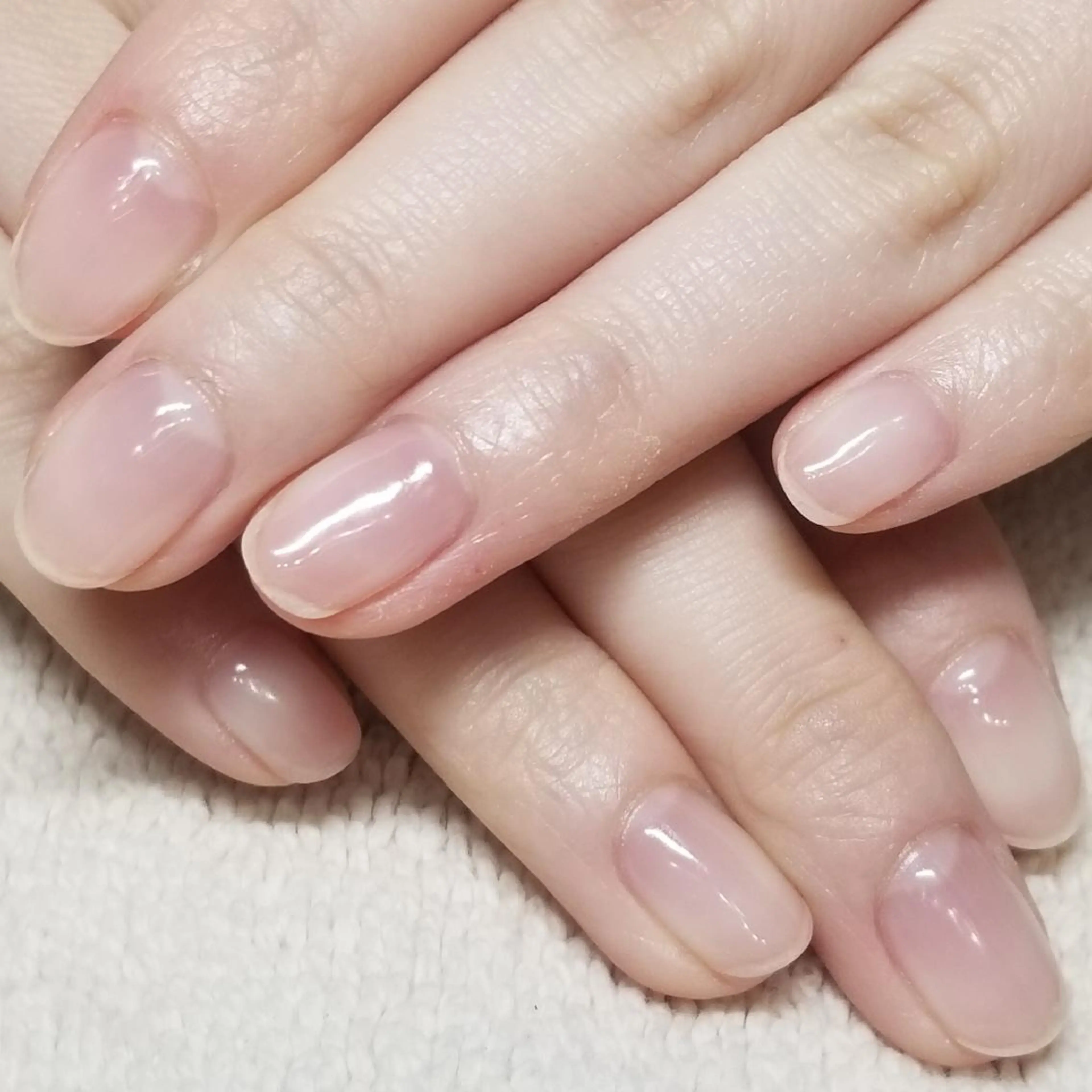 ネイル クリアネイル ワンカラーネイル ハンドネイル よしだ ひろきのネイルデザイン