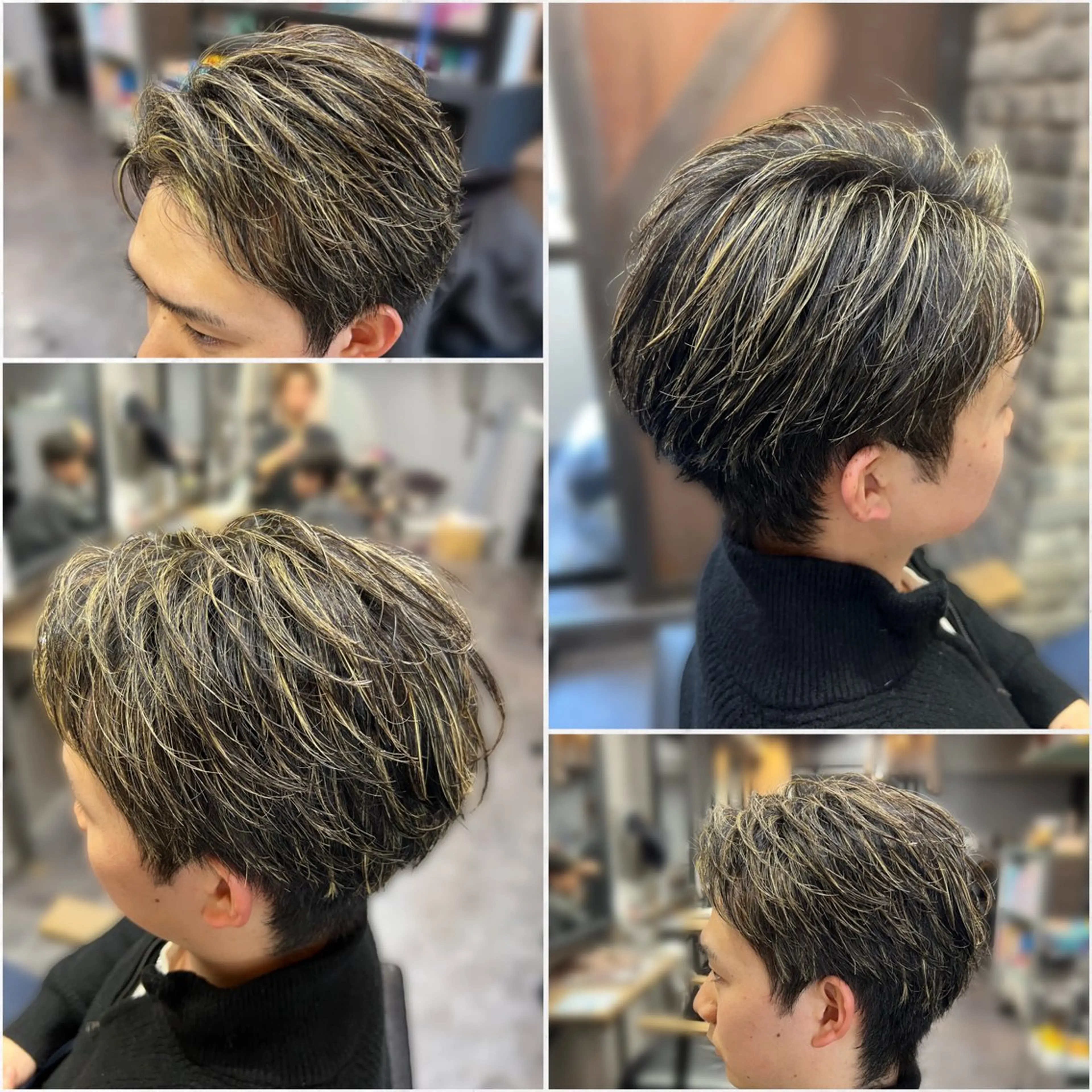 ショート メンズ ヘアカラー DIECE渋谷2n'd flor所属・DIECE渋谷 渡邉 凜【メンズ特化】のヘアスタイル