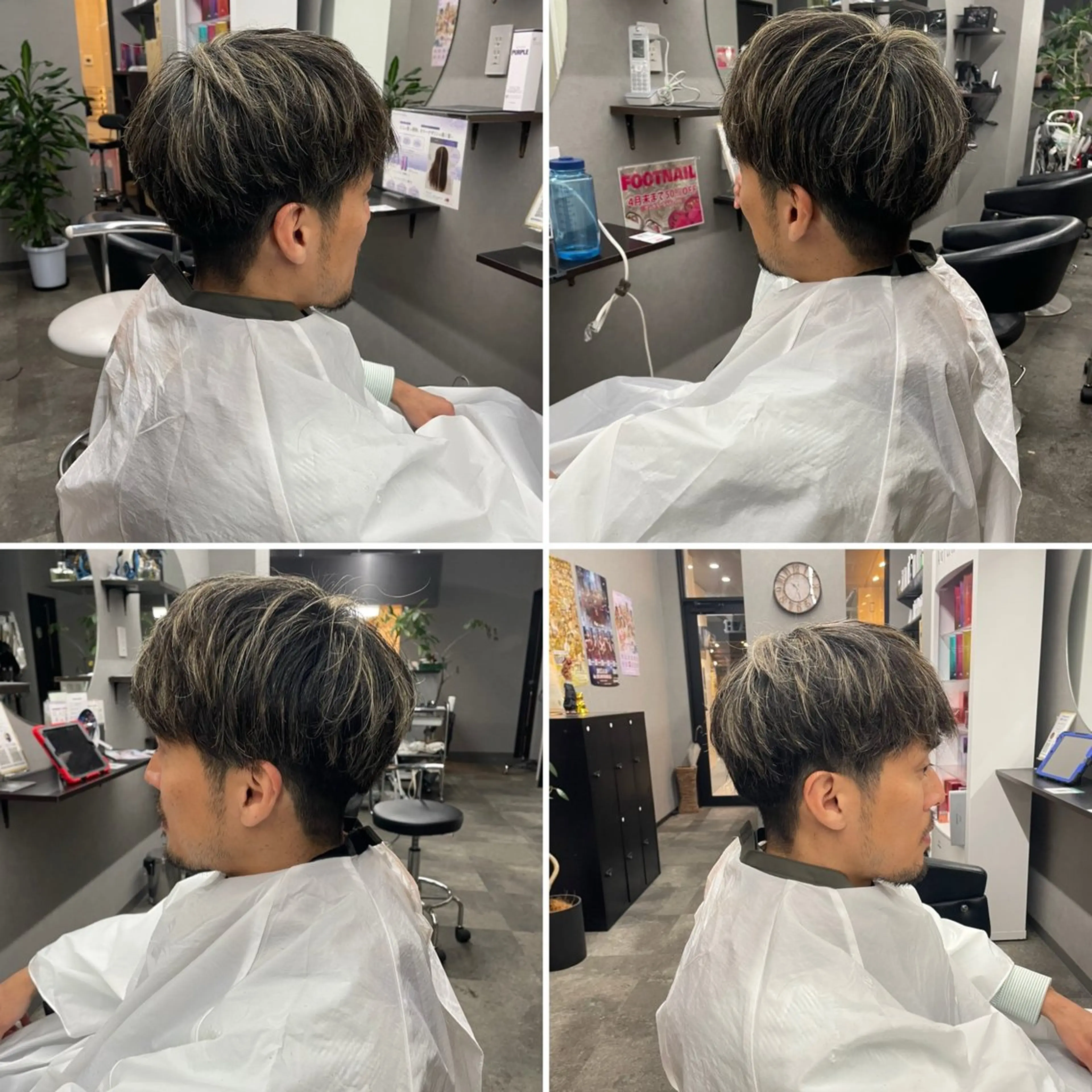 🌺大絶賛🌺メッシュキャップハイライトカラー🩵の写真