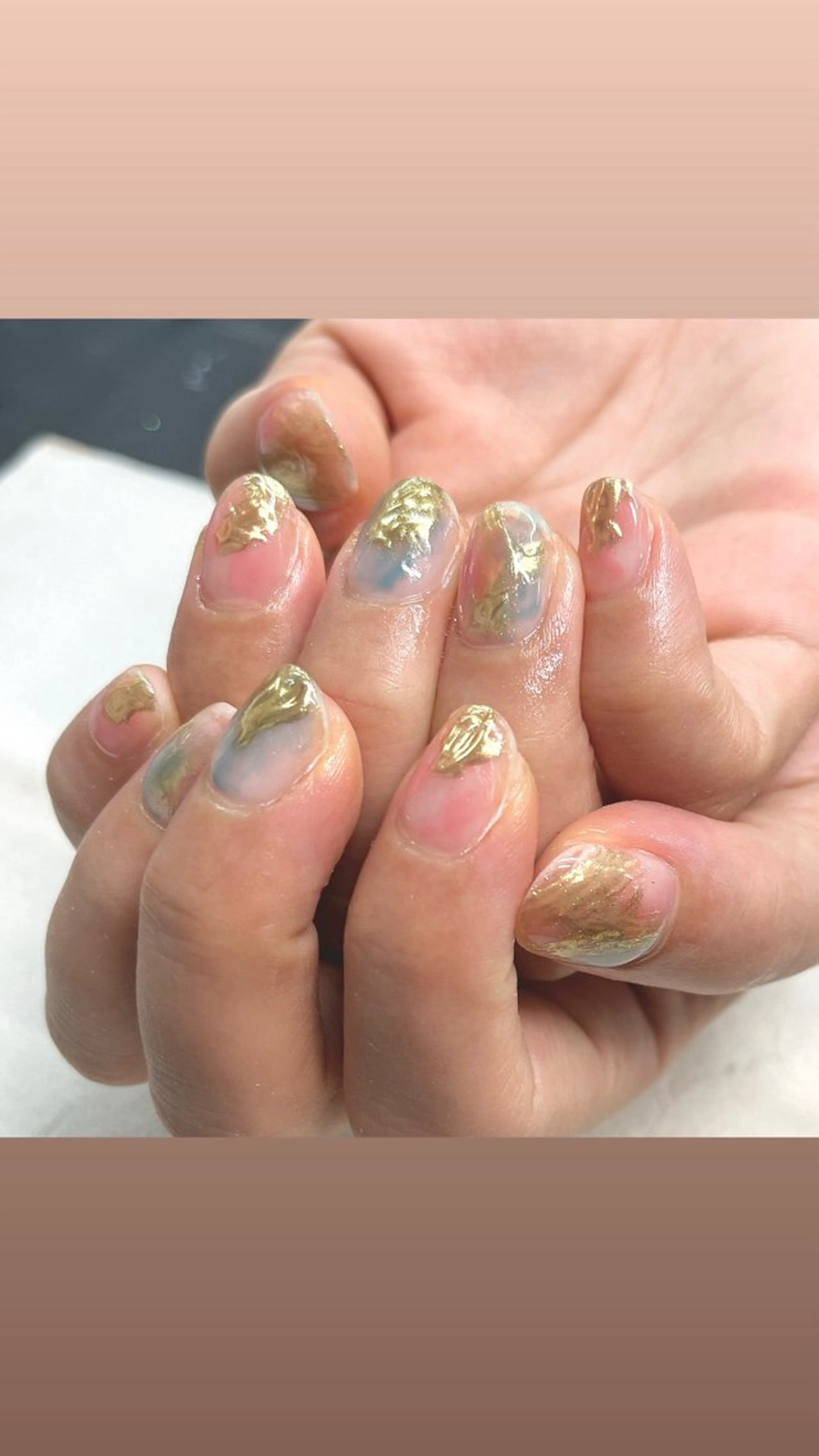 ネイル アートネイル フットネイル フレンチネイル ジェルネイル グラデーション Bianca市ヶ谷店 Aiuraのネイルデザイン