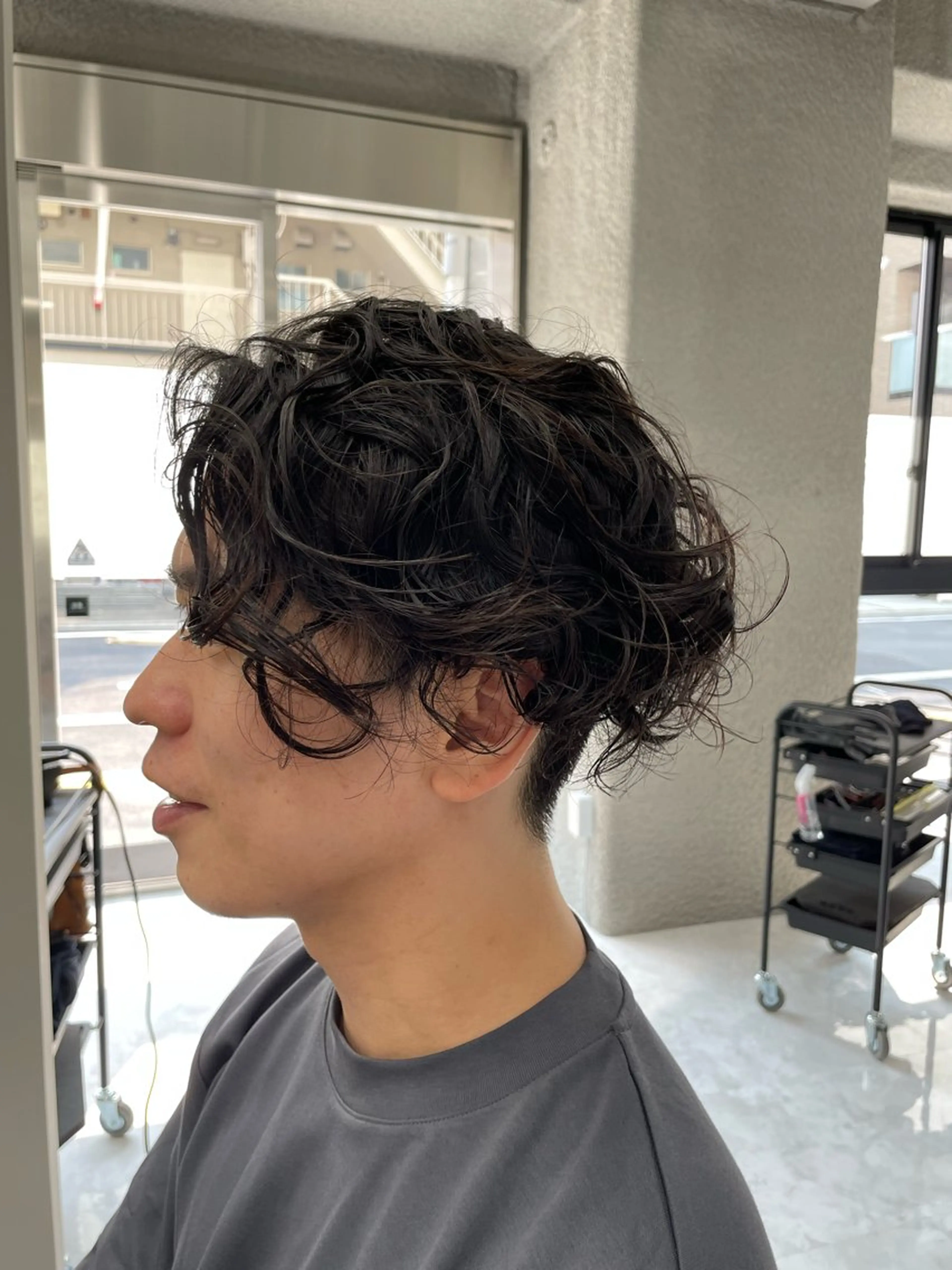 ミディアム パーマ メンズ ✨中野✨髪質改善✨ 野口虎剛のヘアスタイル