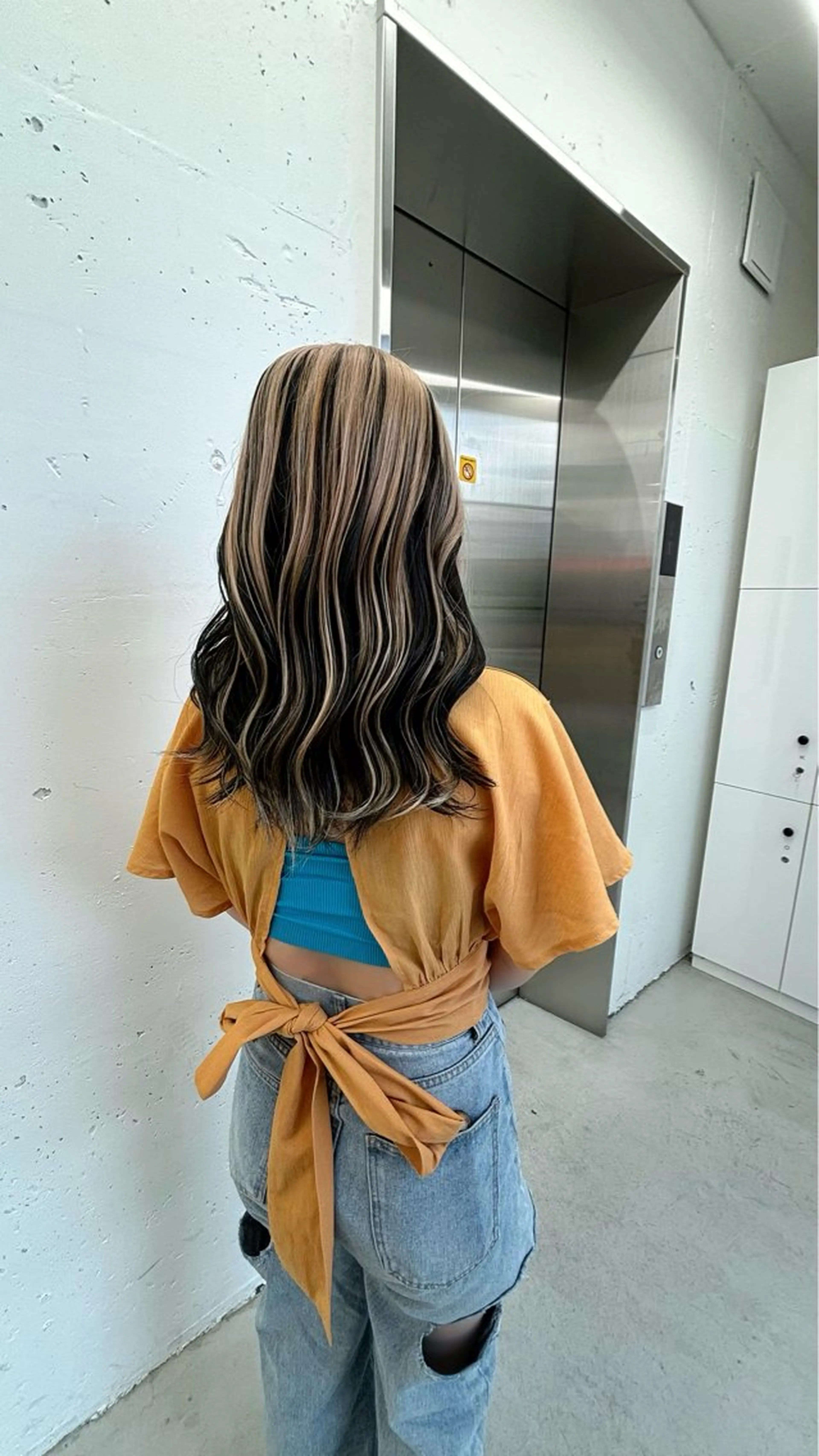 セミロング カラー ブリーチ ケアブリーチ ハイトーンカラー 韓国風ヘア トリートメント ヘアカラー 縮毛矯正 トリートメント 🐶ひかる🐶 JILLSTUDIOのヘアスタイル