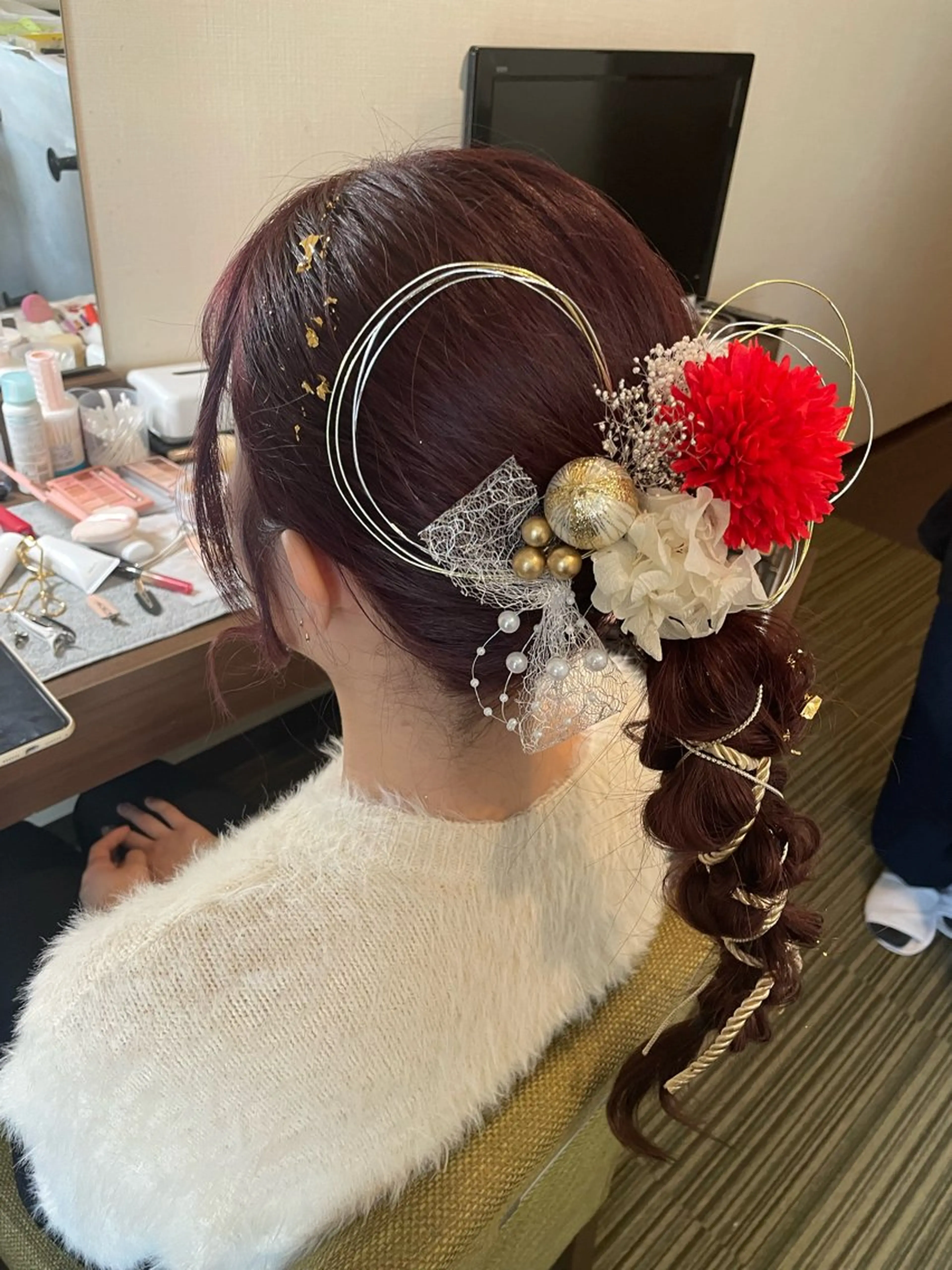 セミロング カラー ヘアアレンジ 髪質改善/縮毛/新宿 🫧SUZUKA🫧のヘアスタイル