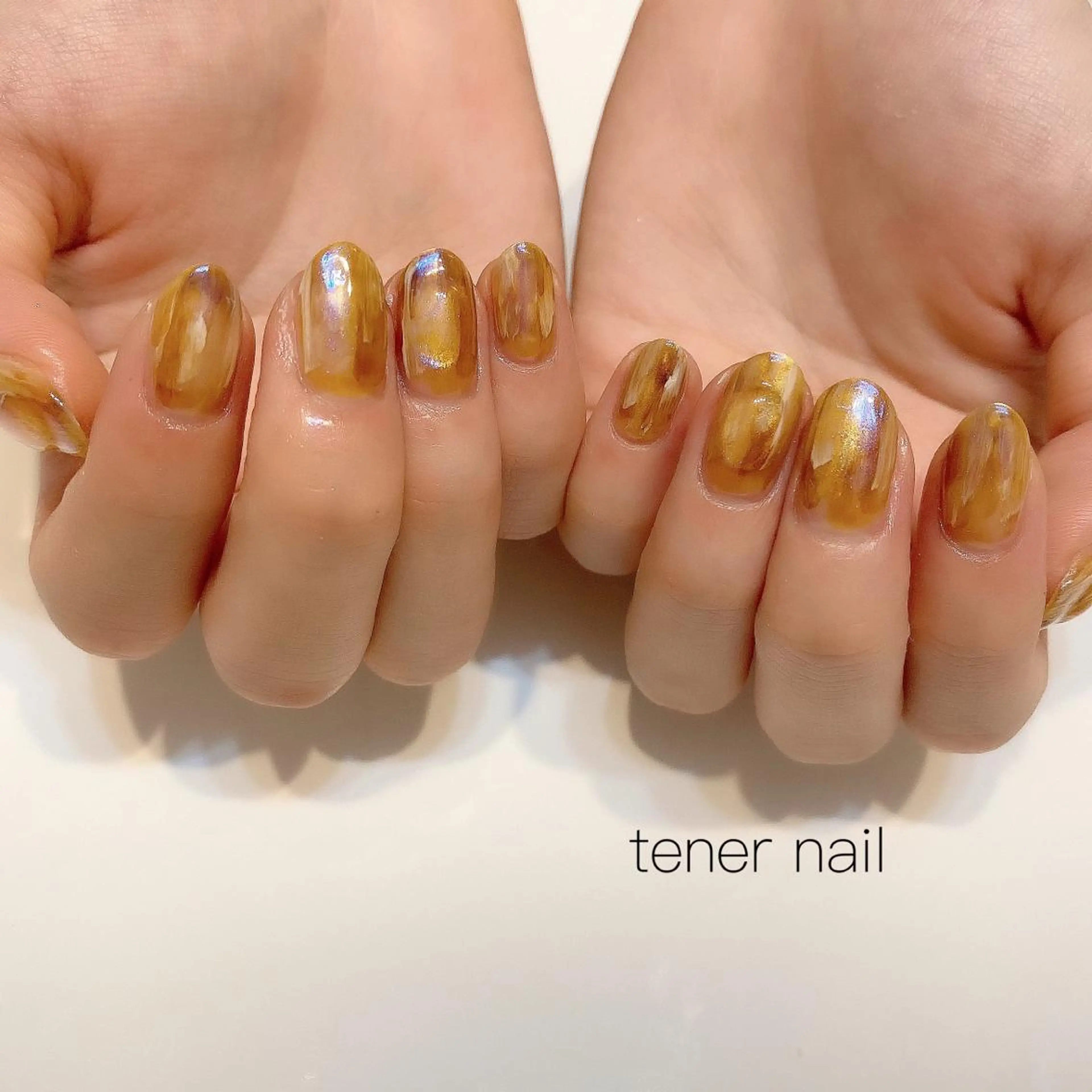 ネイル べっ甲ネイル tener  nail  テネルネイル所属・テネルネイル tener nailのネイルデザイン