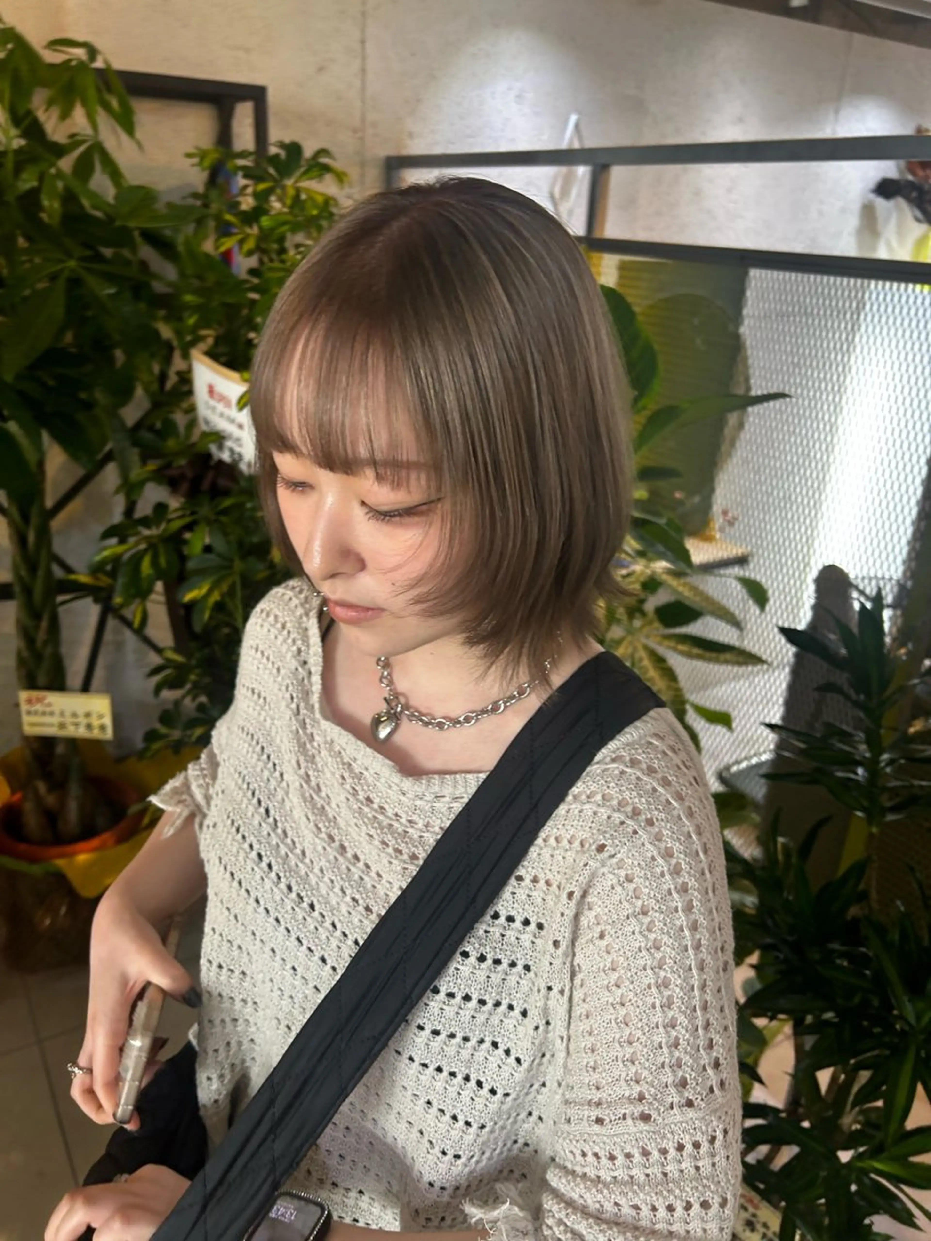 ミディアム SHINDO MIYUのヘアスタイル