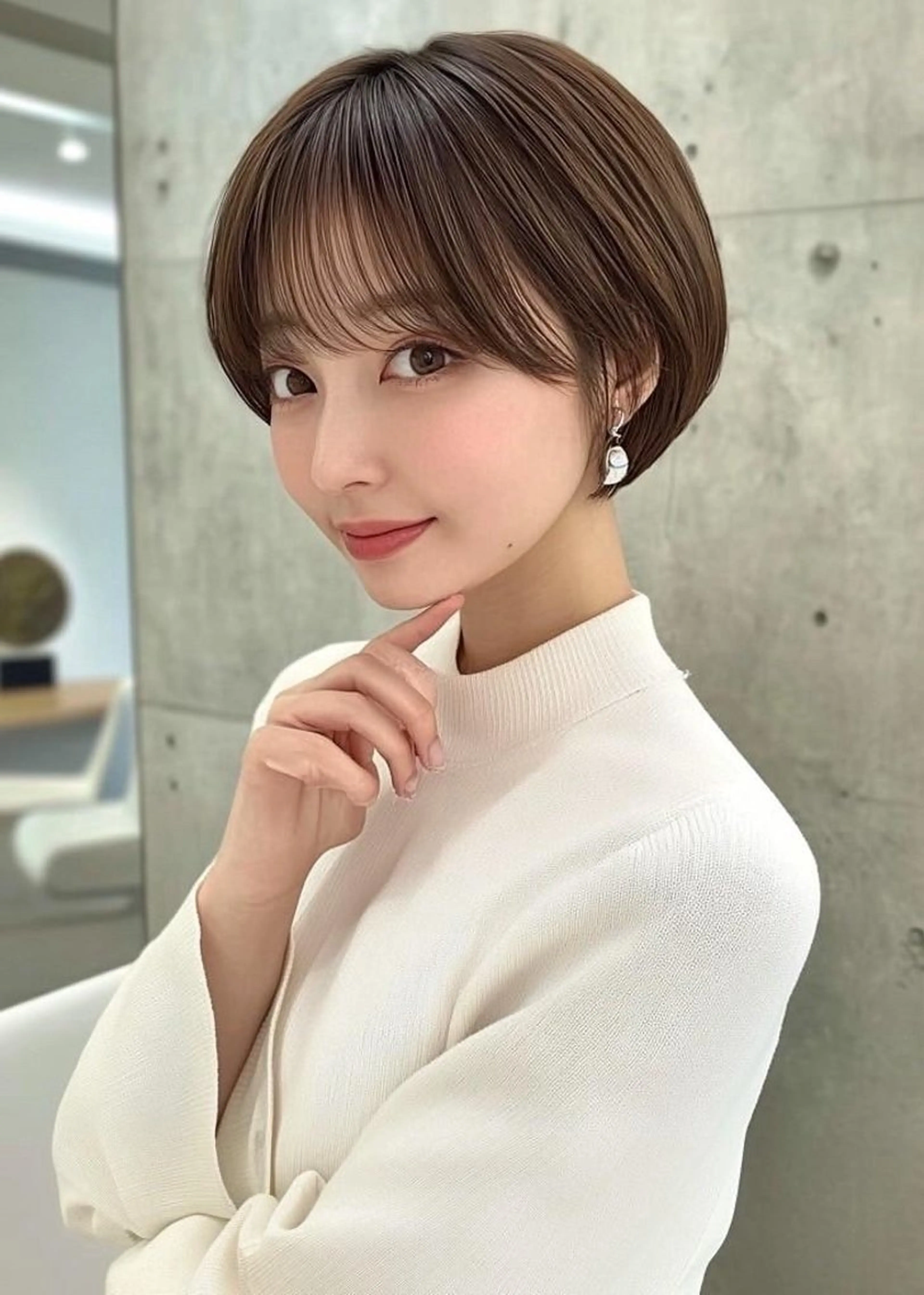 ショート nex the salon coall所属・🫧似合わせショート イシダ🫧のヘアスタイル