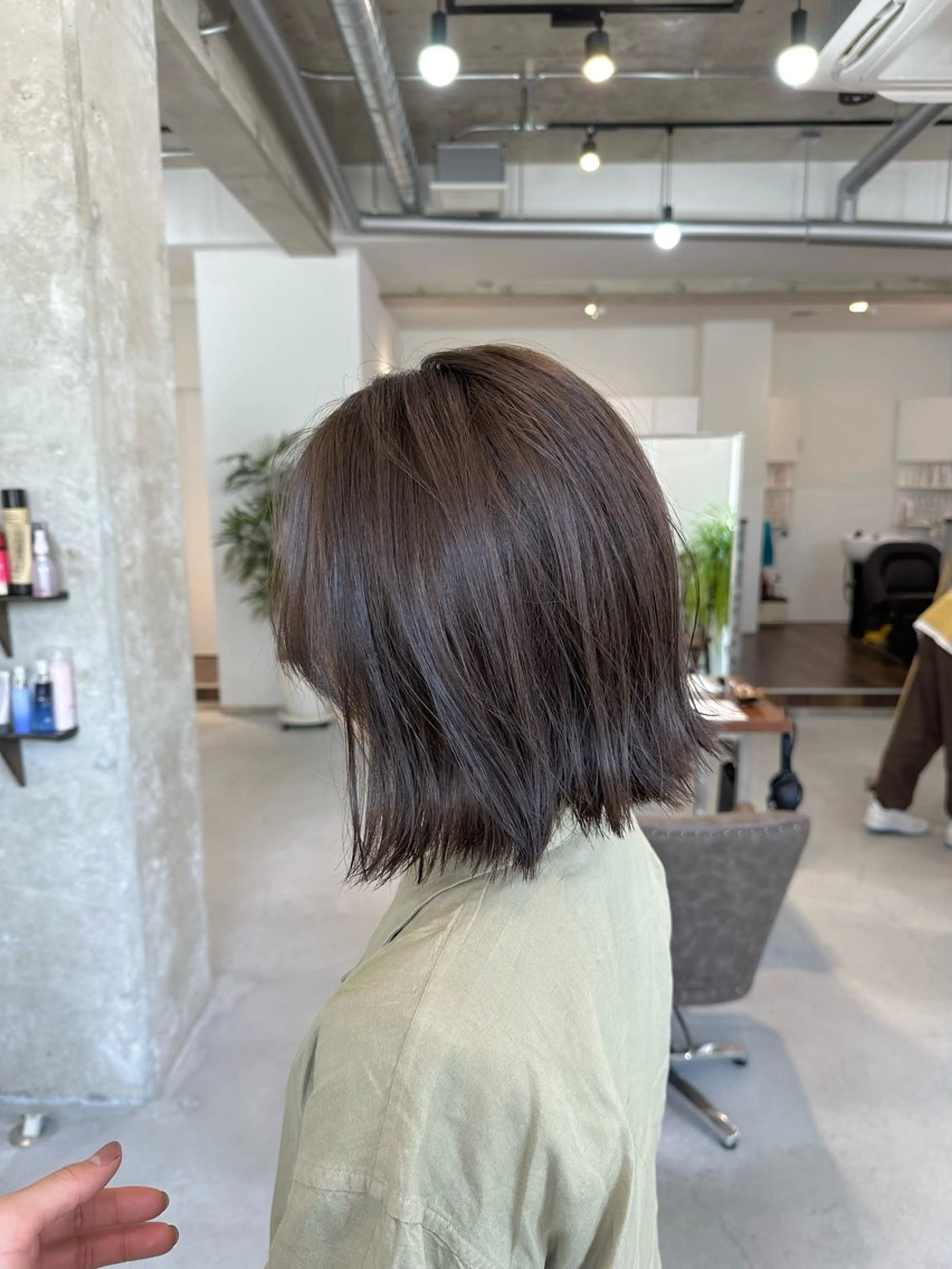 ミディアム カラー ブラウンカラー 透明感カラー 小笹 耕平のヘアスタイル