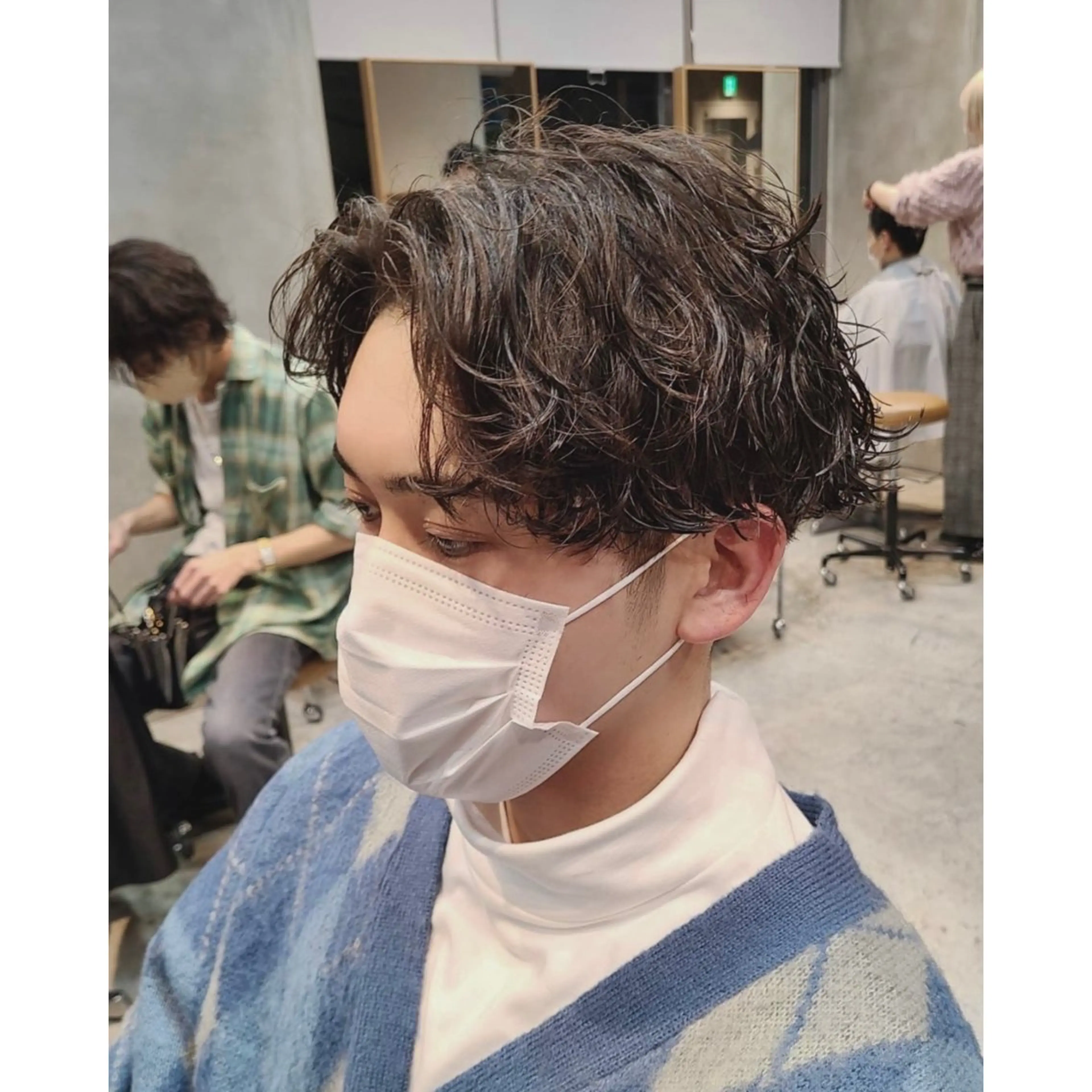 ショート パーマ メンズ elimabyfif th調布🌙キホ🌙のヘアスタイル