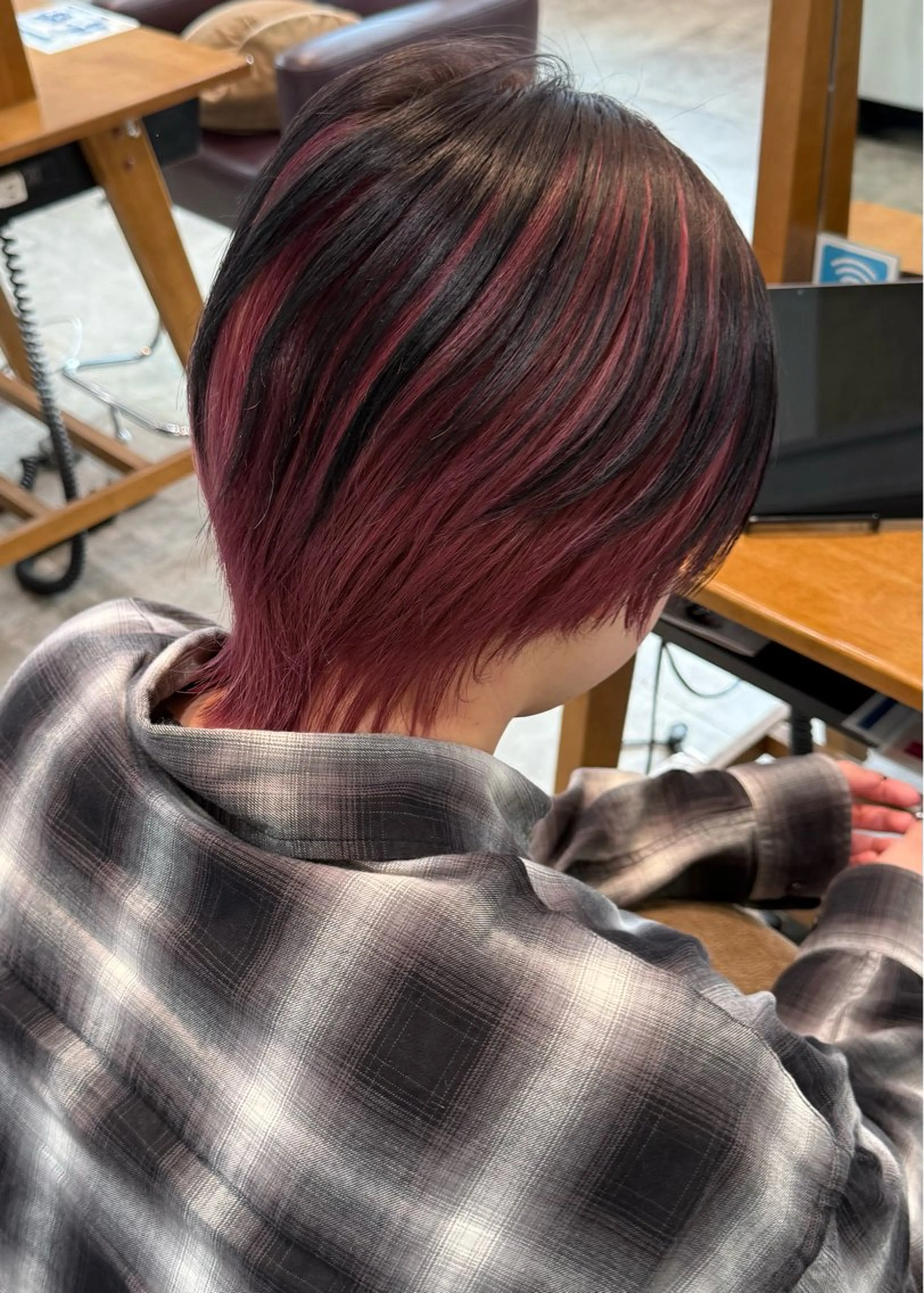 ショート カラー ヘアカラー ハイトーン/ダブル カラー/あやかのヘアスタイル