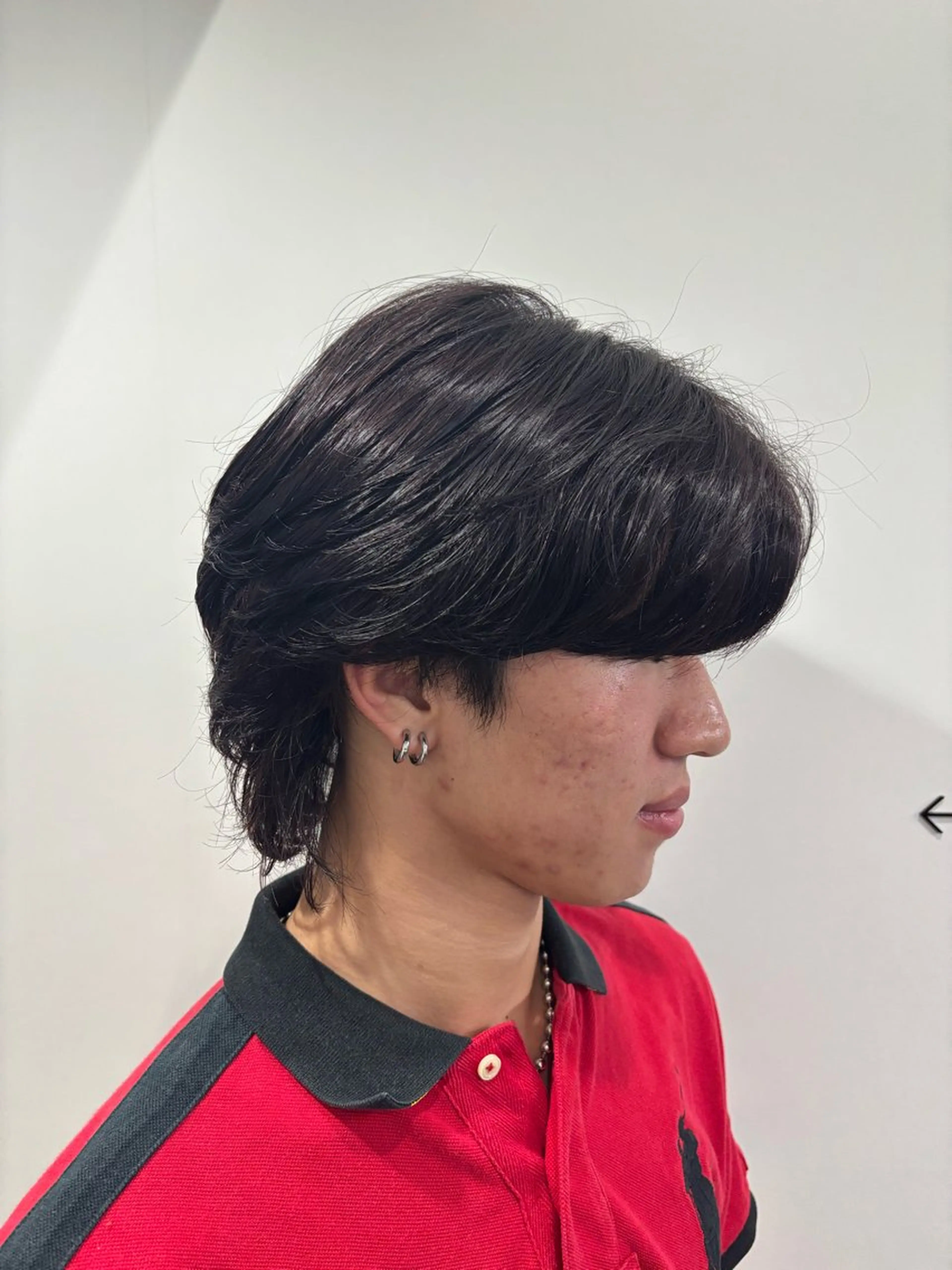 カラー メンズ ブリーチモデル募集 古内柊のヘアスタイル