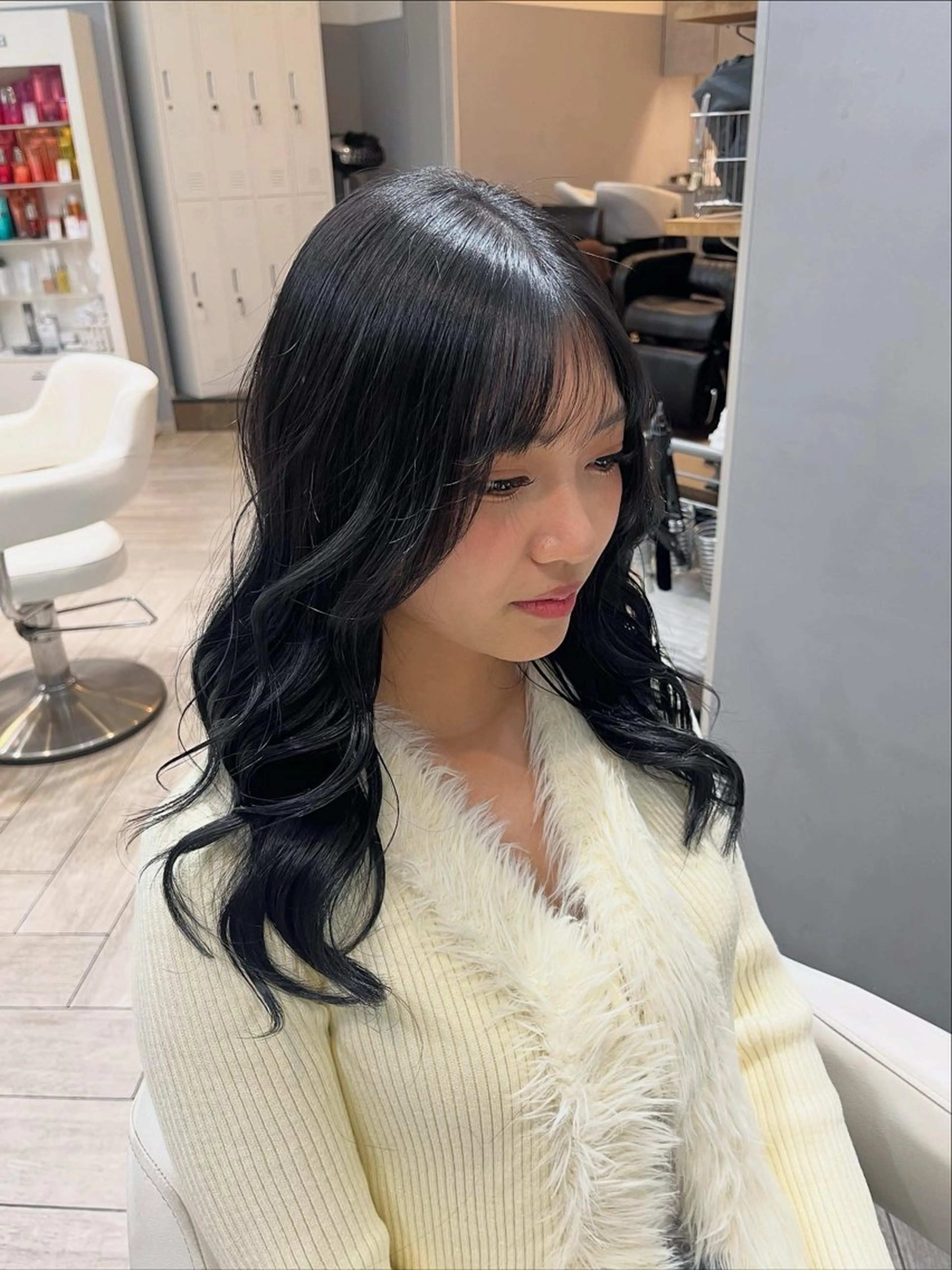 ロング カット ヘアカラー トリートメント ヘアセット AVANCE. chisatoのヘアスタイル