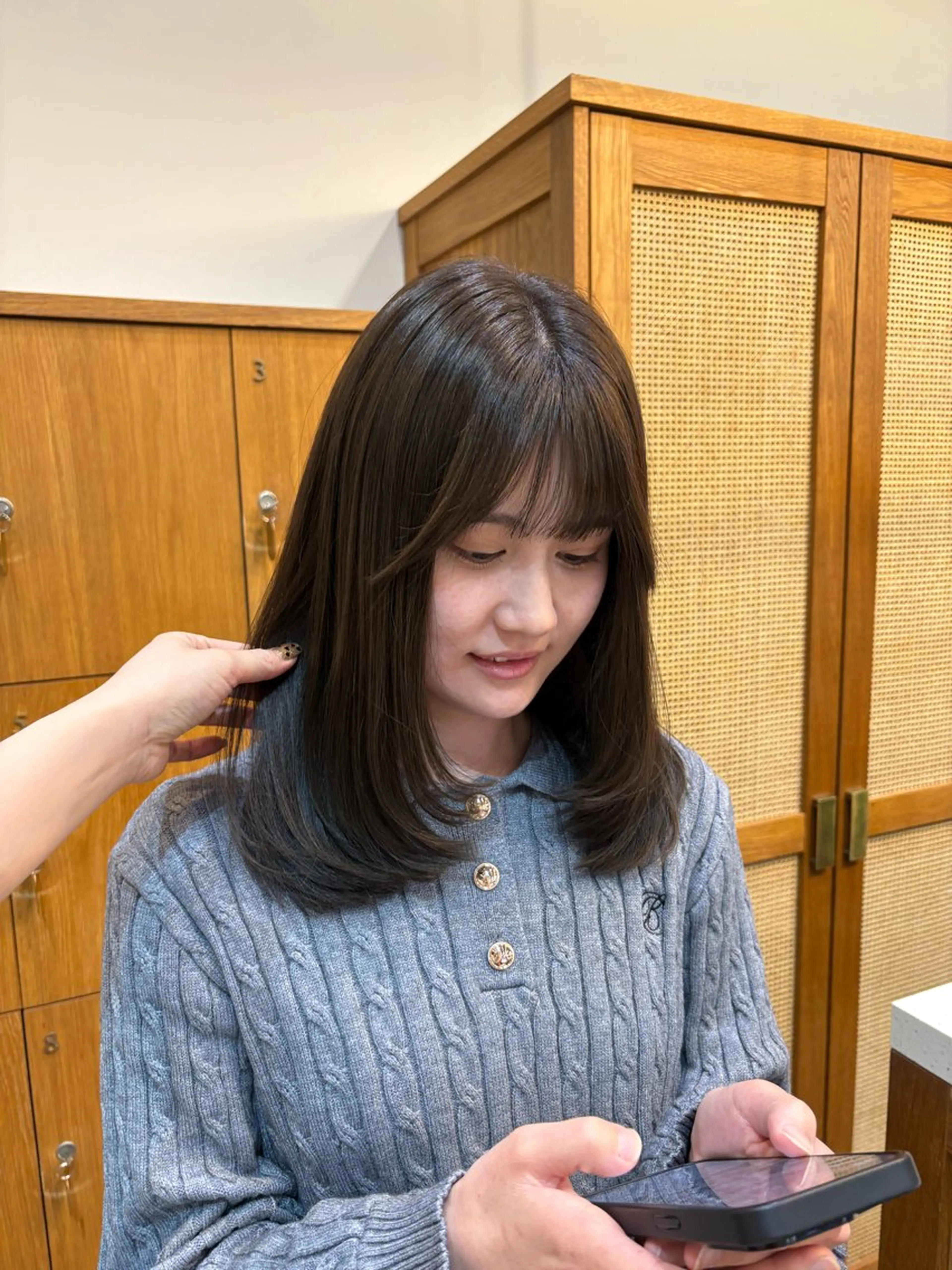 ミディアム jr.stylist 小島千穂🎀のヘアスタイル