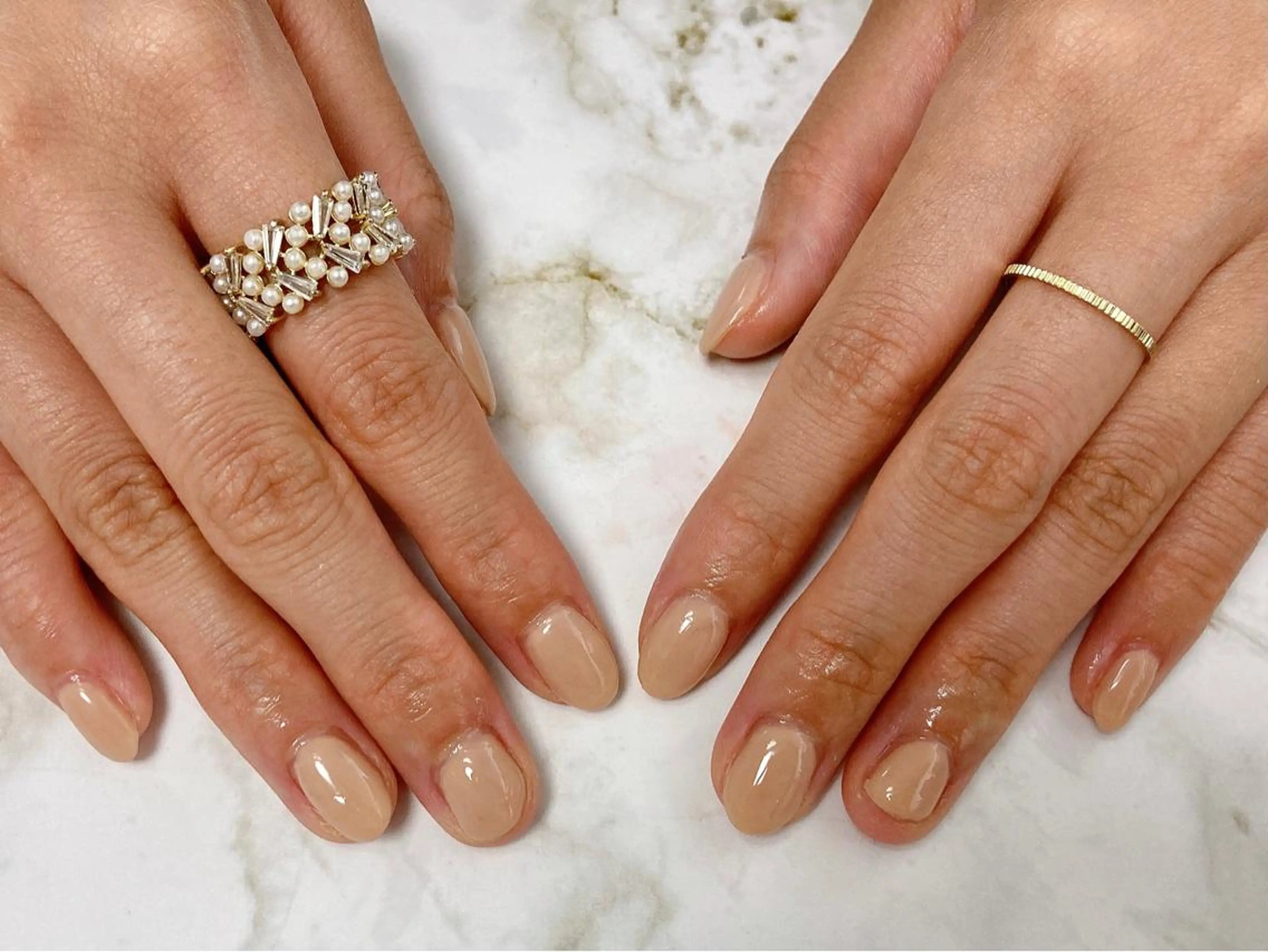 ネイル ワンカラーネイル ハンドネイル Mogu nail 二子玉川のネイルデザイン