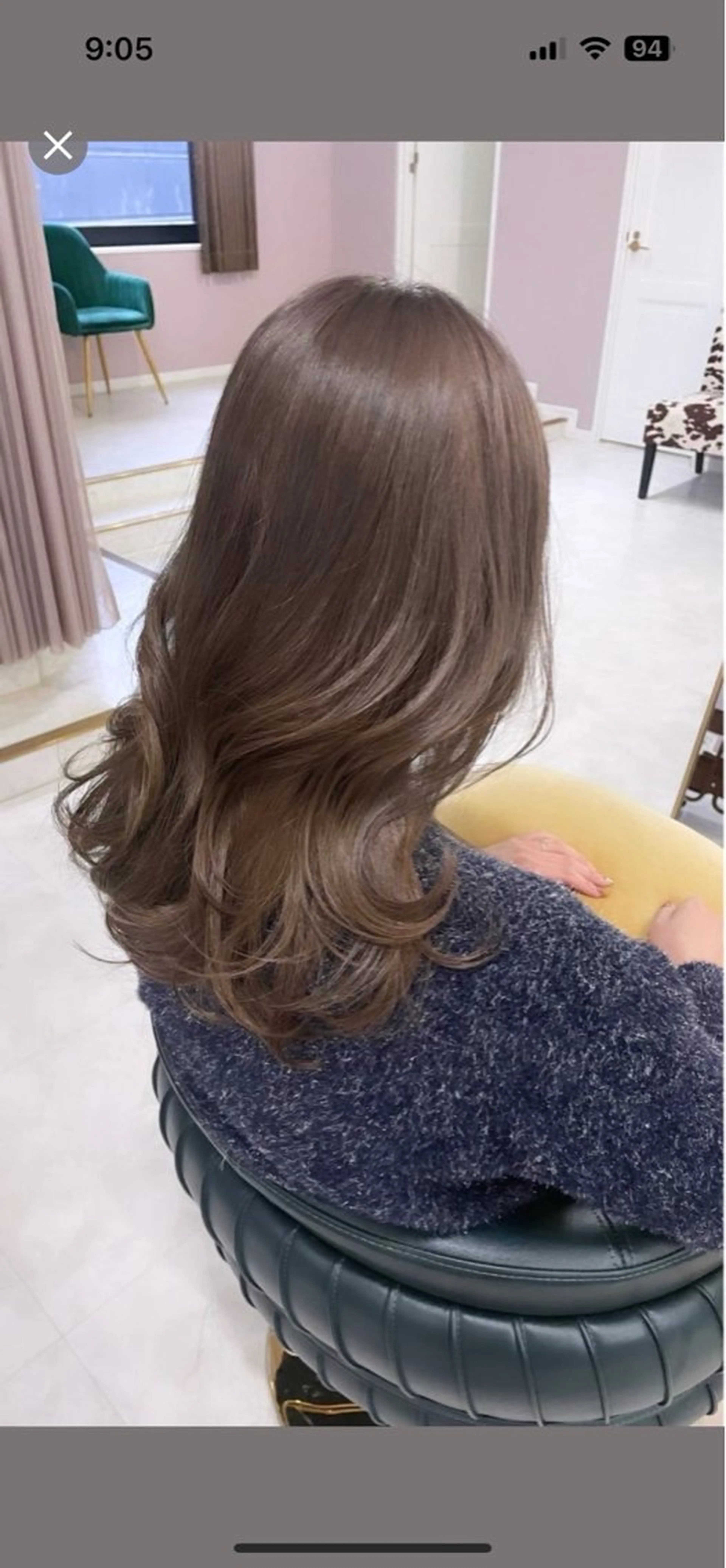 ロング カラー ヘアカラー Lavie moon airiのヘアスタイル