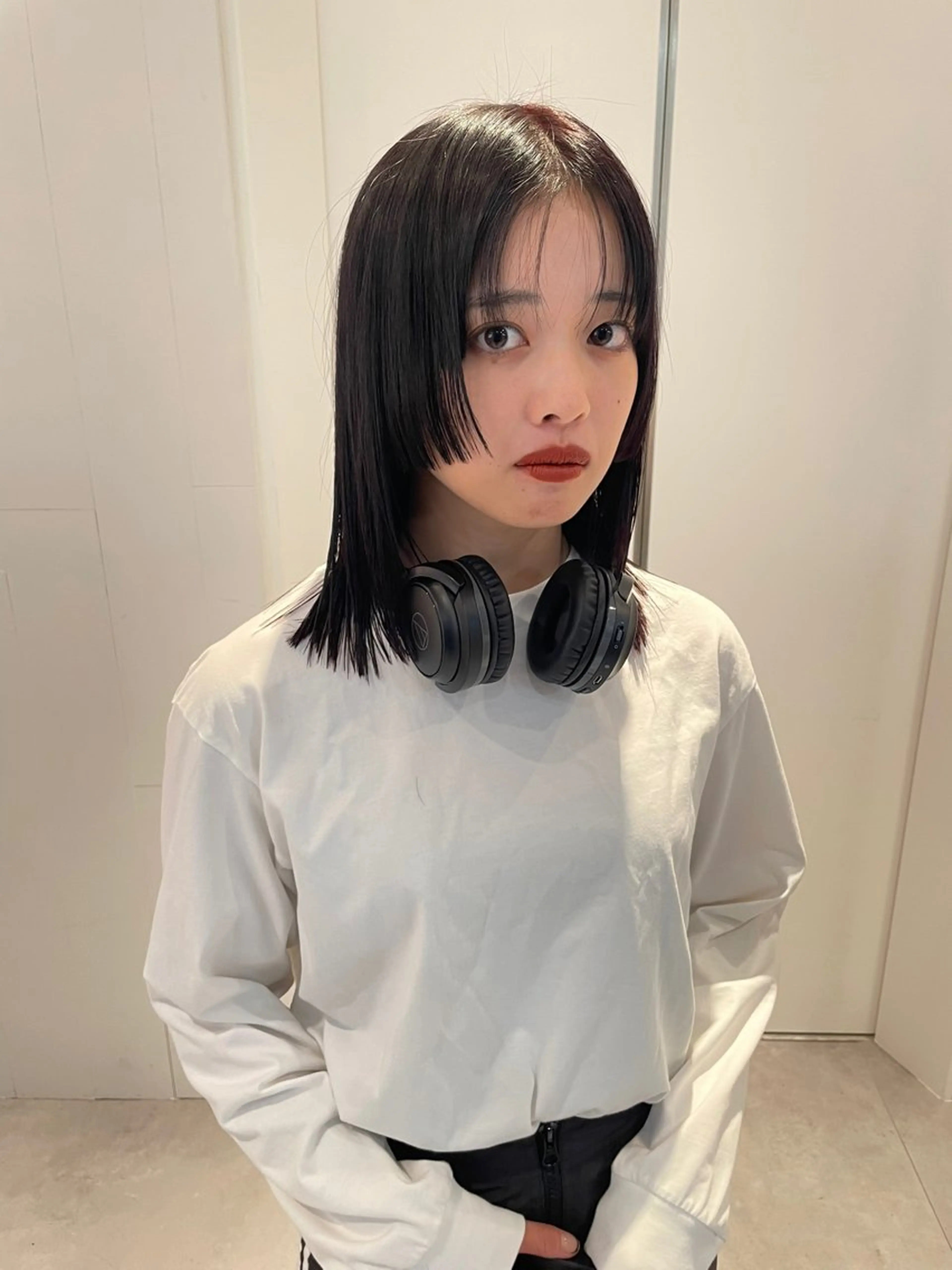 ミディアム カラー 姫カット カット ヘアカラー Kouta/似合わせ /パーマ/カラーのヘアスタイル