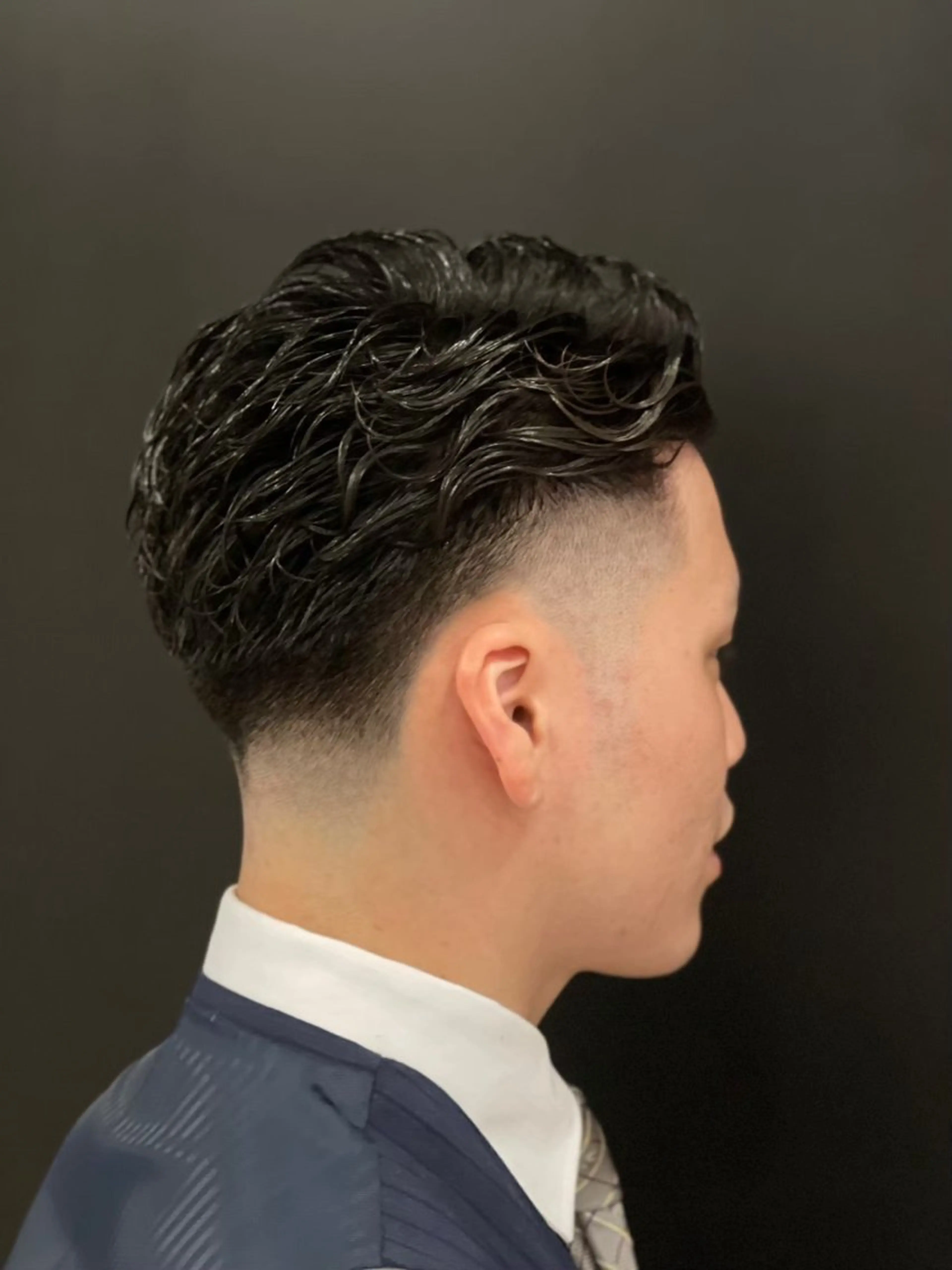 ショート パーマ 澤田 亮之介のヘアスタイル