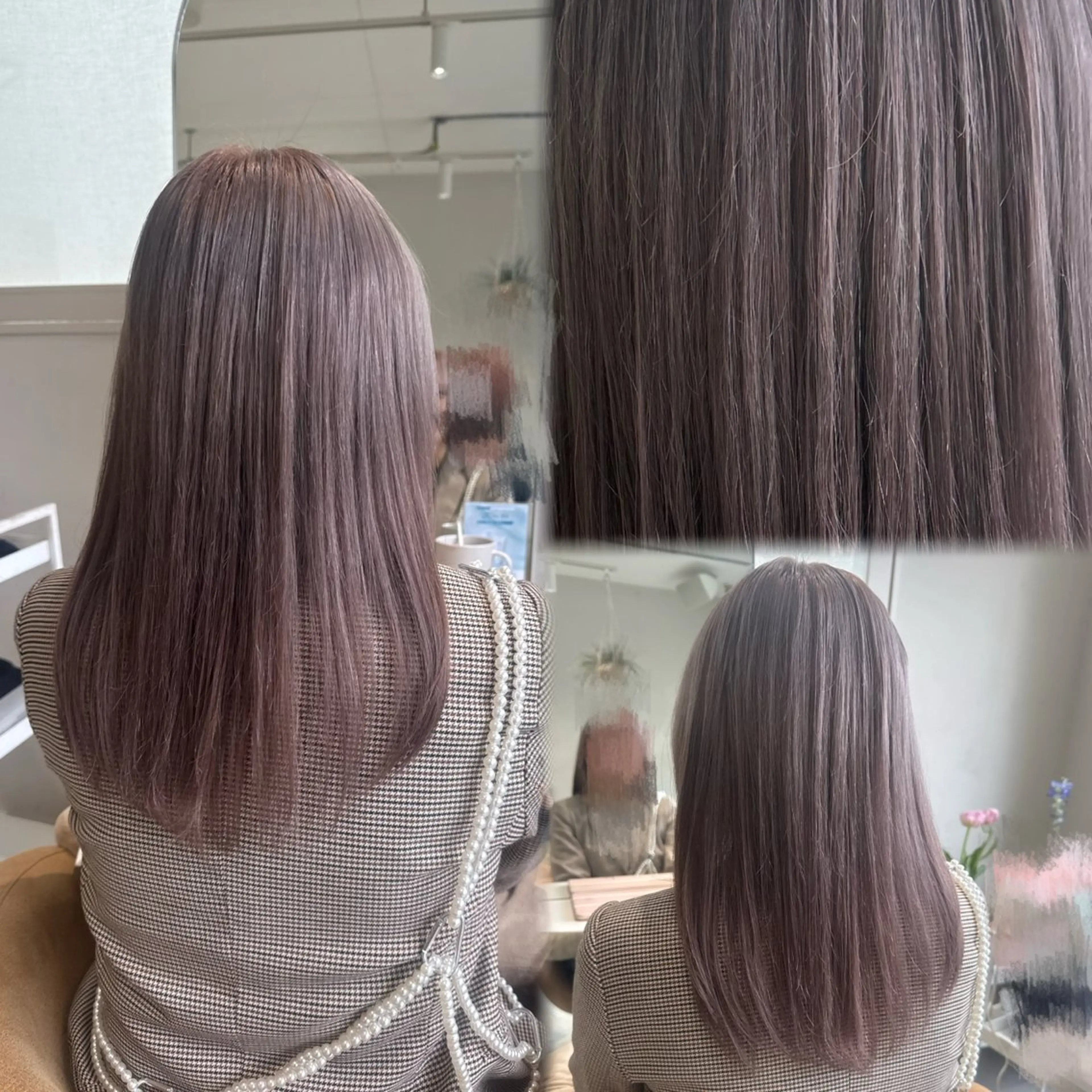 セミロング カラー ヘアカラー 🌷花屋併設サロン 荘司まゆり🌷のヘアスタイル