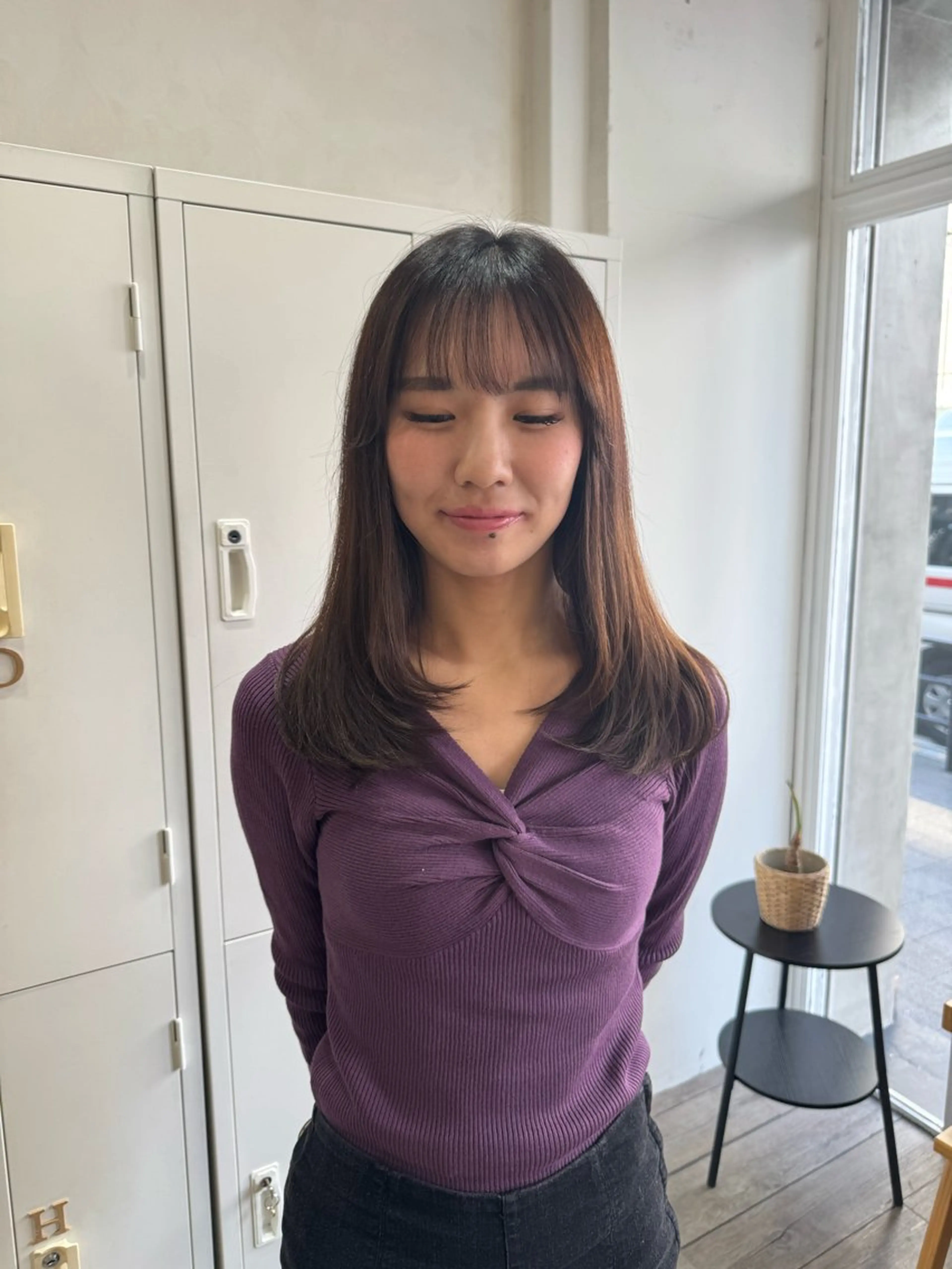 セミロング ROMEO京橋 タナカユアンのヘアスタイル