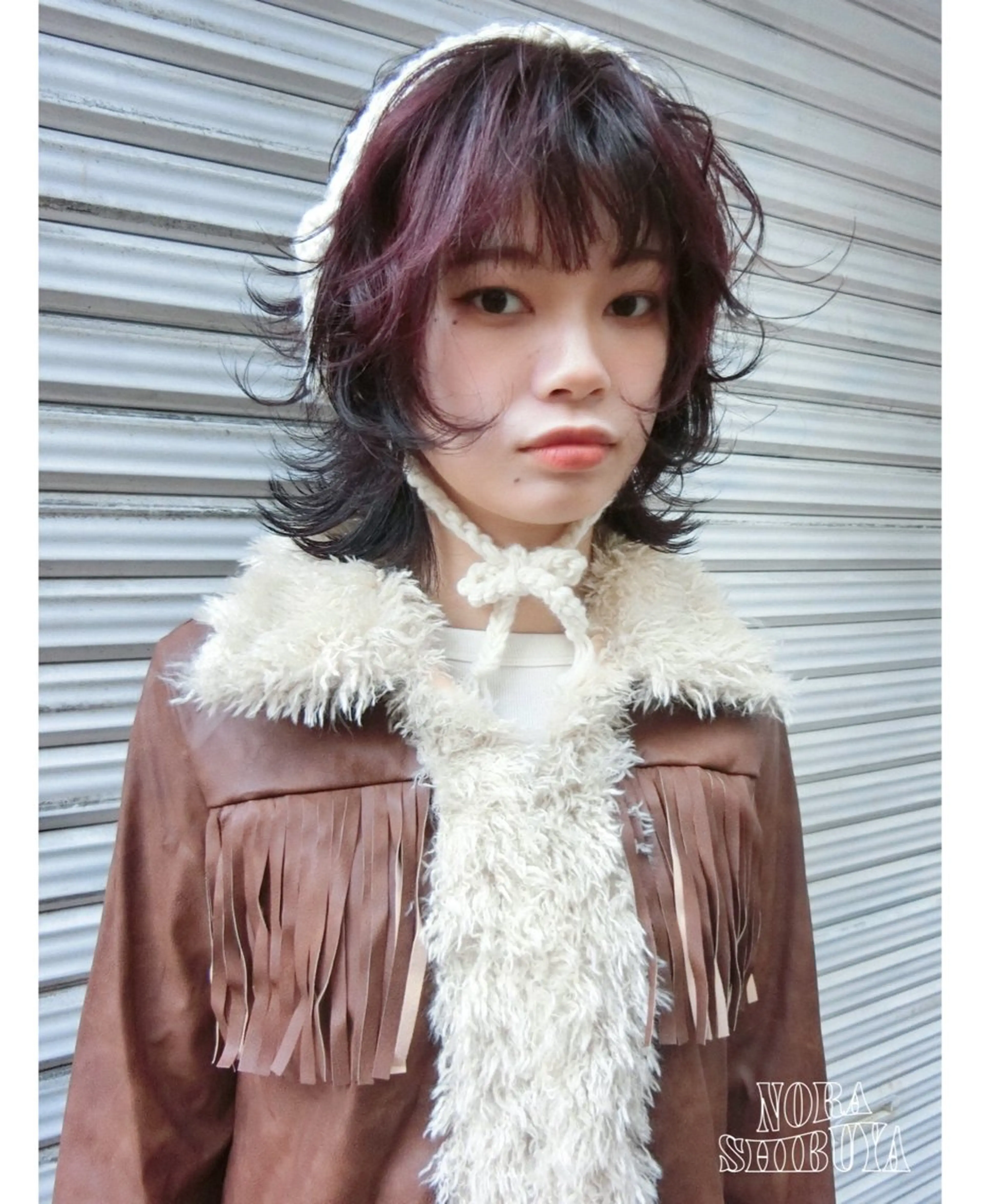 ミディアム カラー ヘアアレンジ ハッシュカット/ MAYAのヘアスタイル