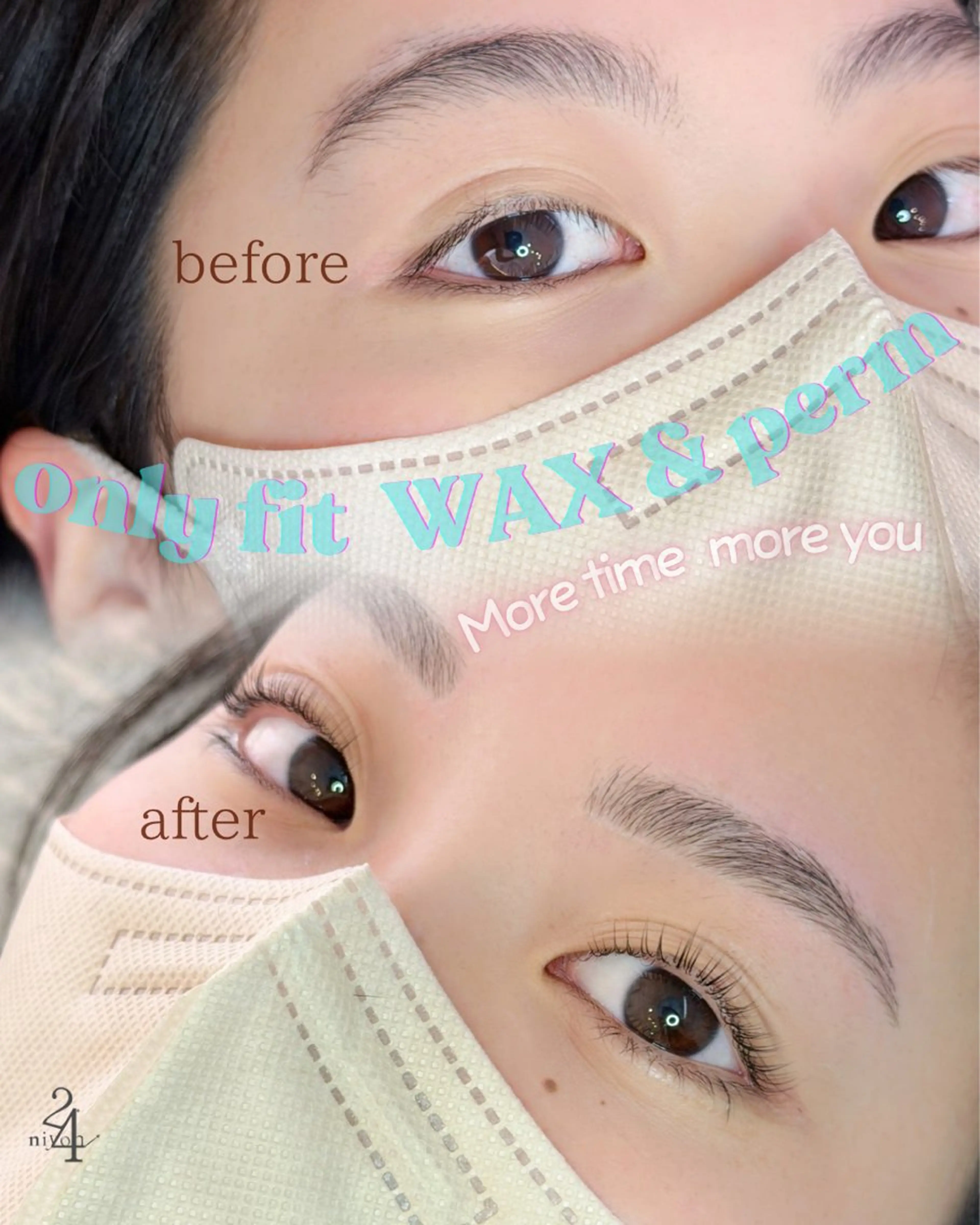 【アイブロウWAX脱毛】＋【ラッシュリフトorパリジェンヌ】の写真