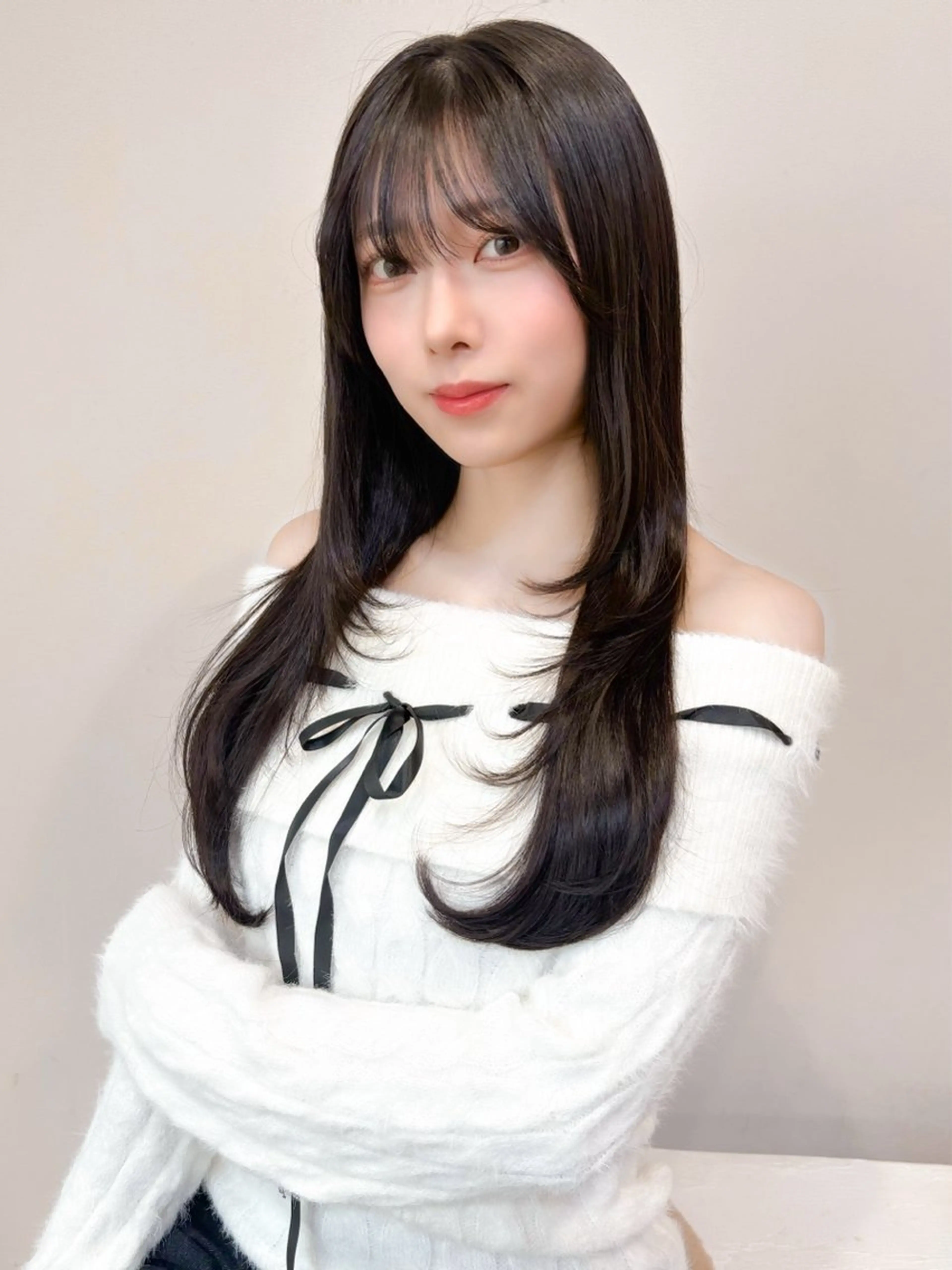 ロング カラー ヘアカラー miku🧸 ／韓国艶髪のヘアスタイル