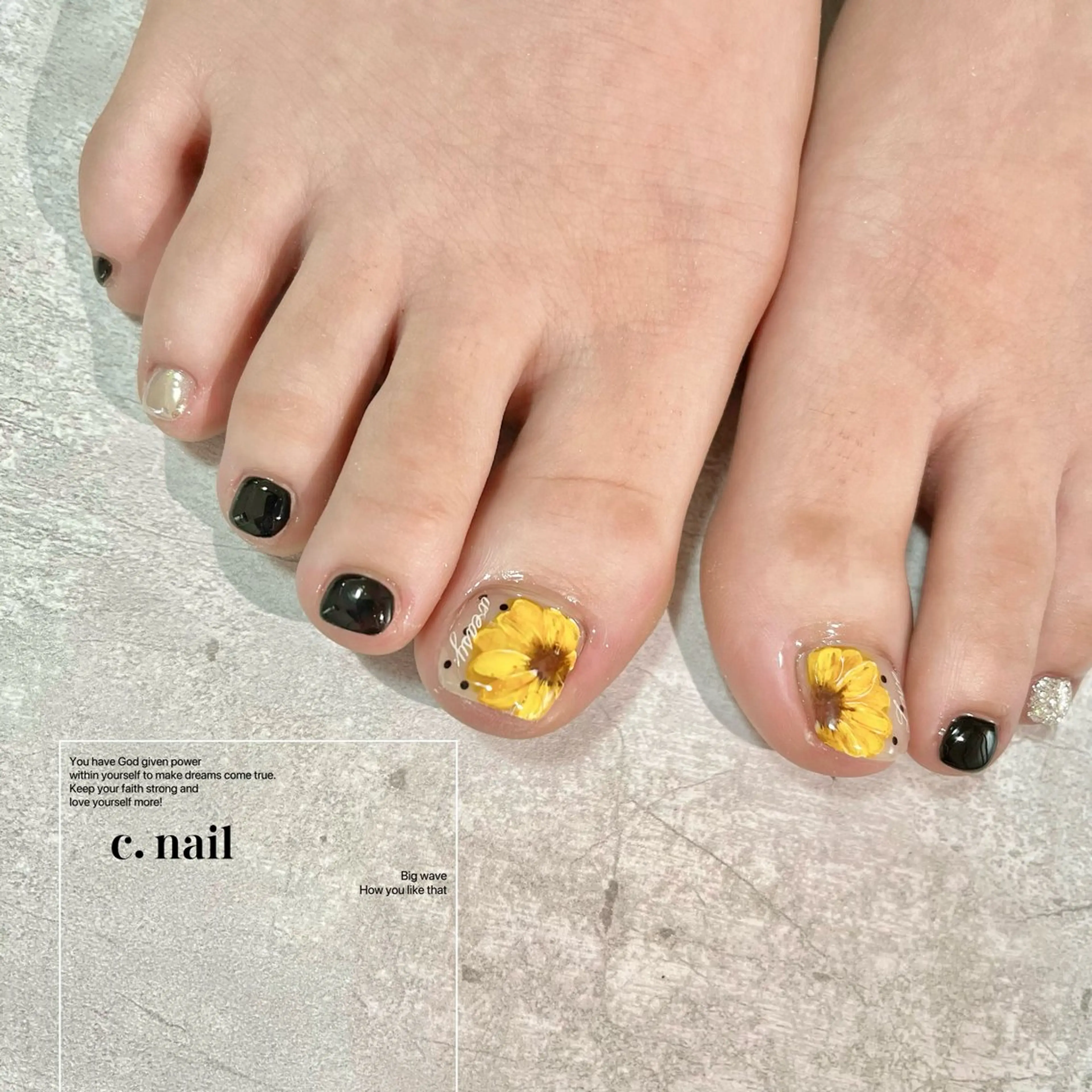 ネイル アートネイル フットネイル 夏ネイル C.Nail &Eye筑紫駅のネイルデザイン