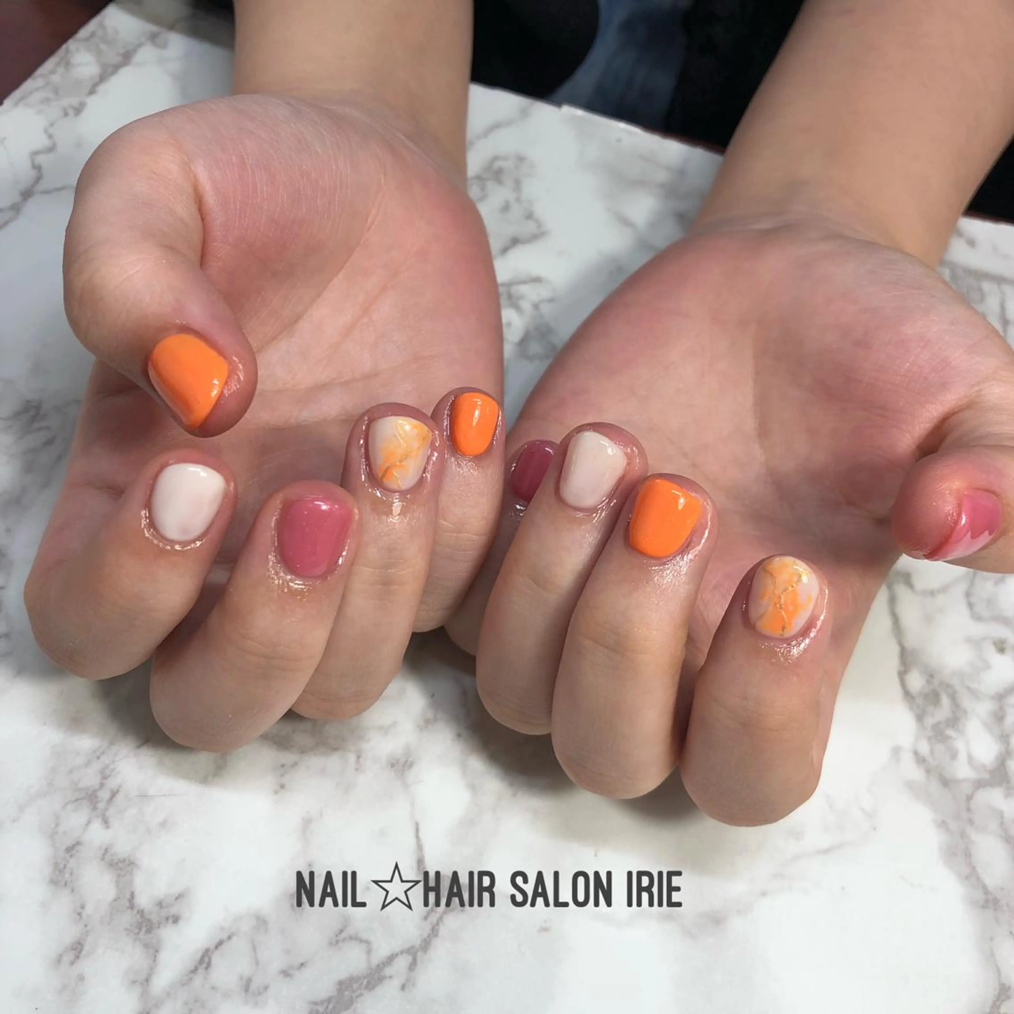 ネイル ハンドネイル ハンドケア Hair salon Irie所属・與儀 知佳のネイルデザイン