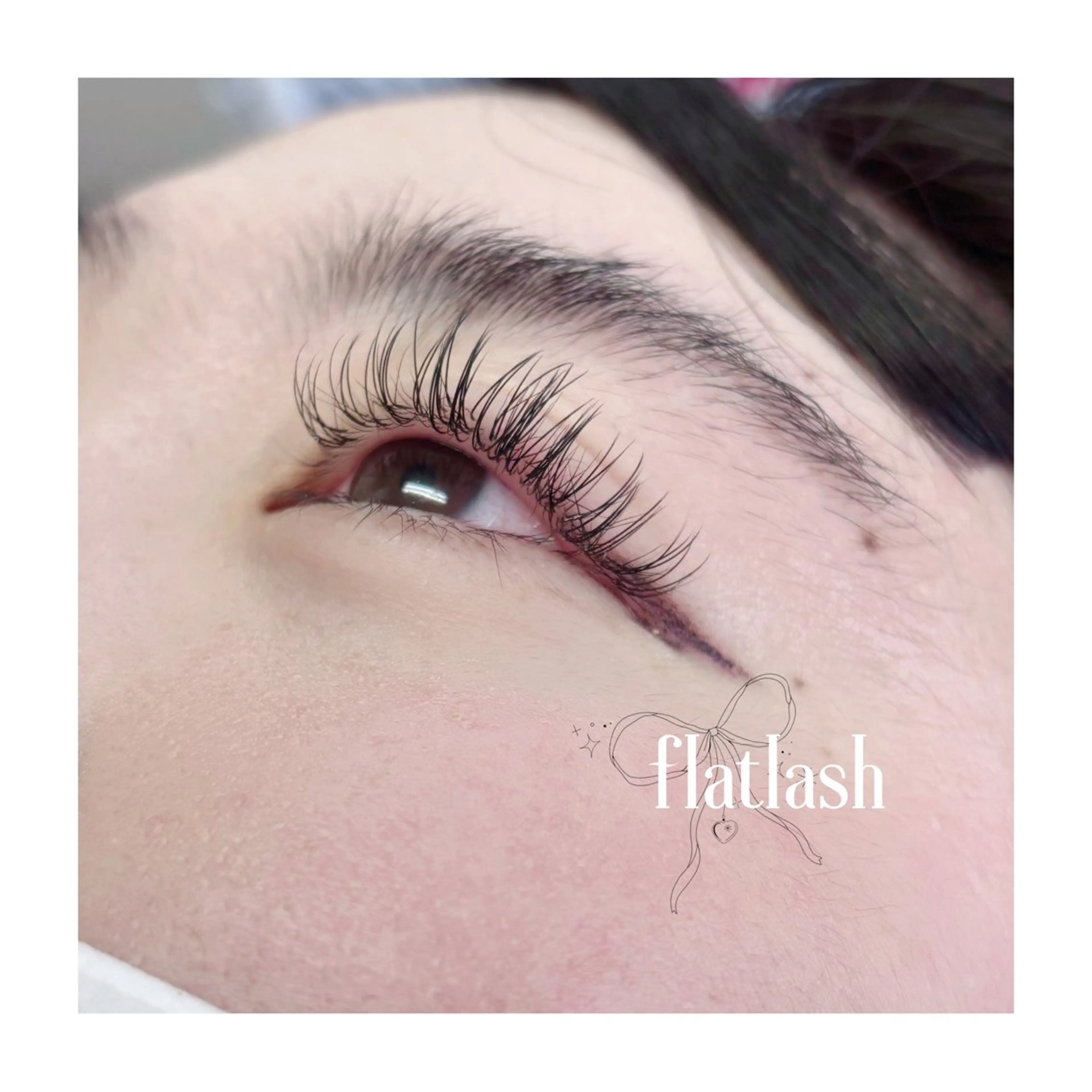 マツエク・マツパ Cカール キュート フラットラッシュ マツエク 【EYELA】 Cocona𝜗𝜚のマツエク・マツパデザイン