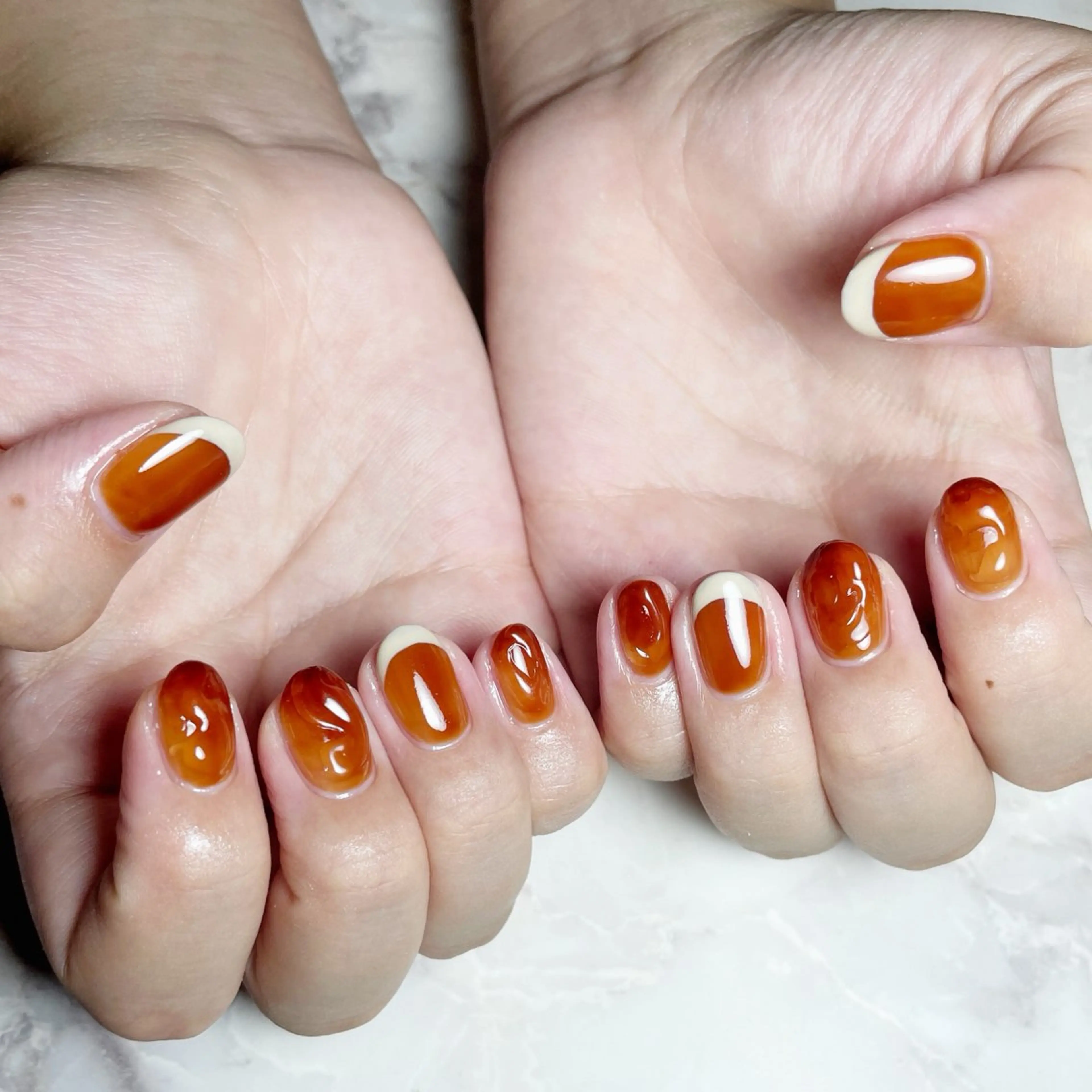 ショート ハンドネイル watanabe miyuuのネイルデザイン