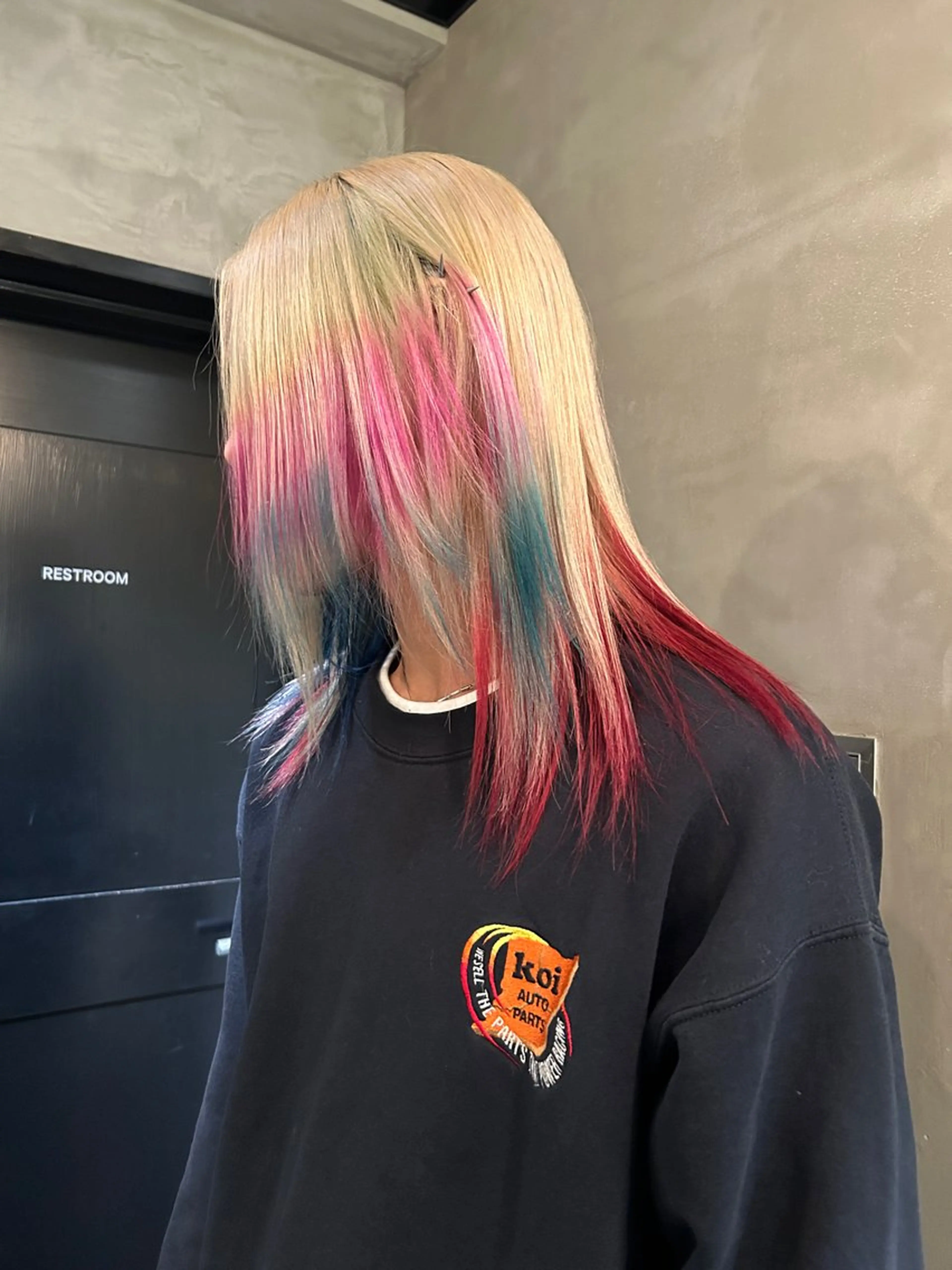 セミロング カラー ヘアカラー トリートメント デザイン/アレンジ ❤︎イシイレイのヘアスタイル