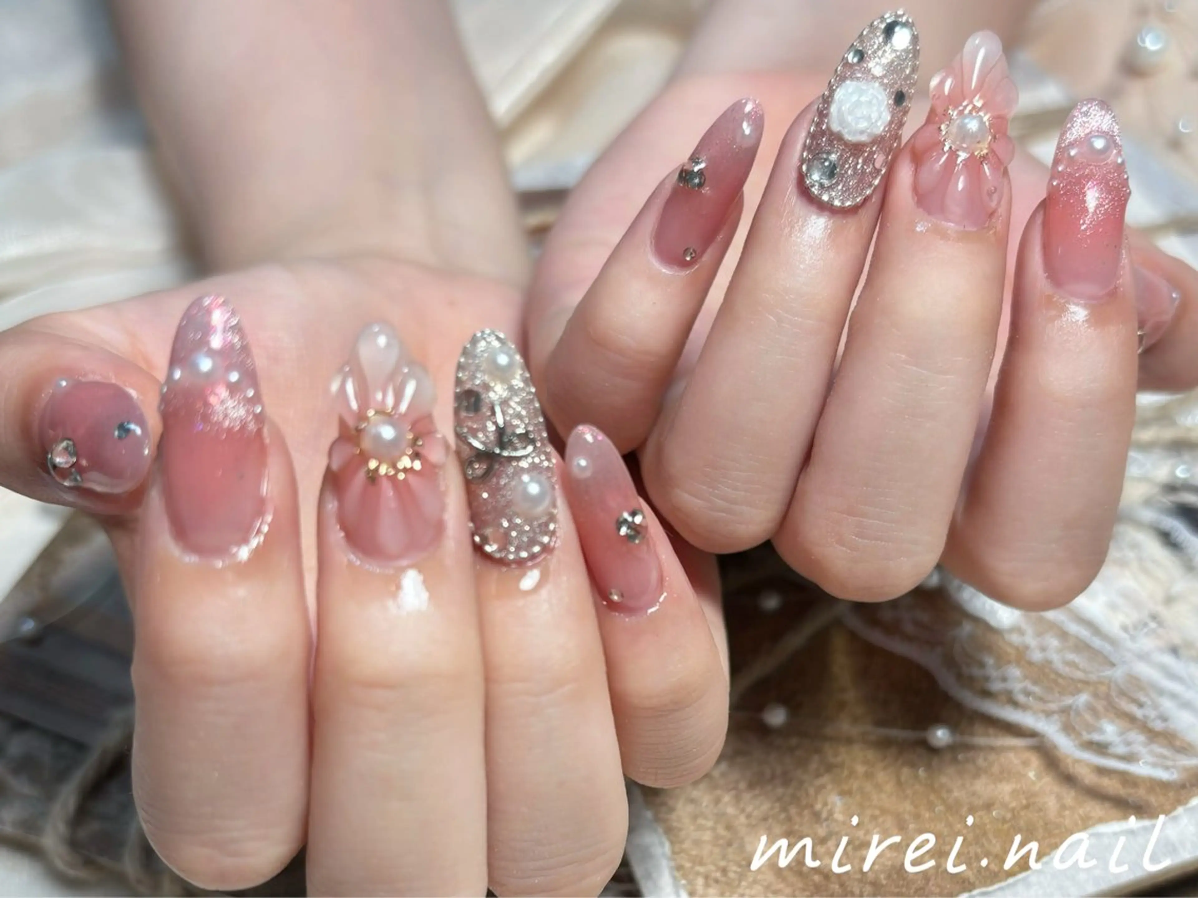 ネイル mirei‘nail所属・jade.vase ミレイのネイルデザイン