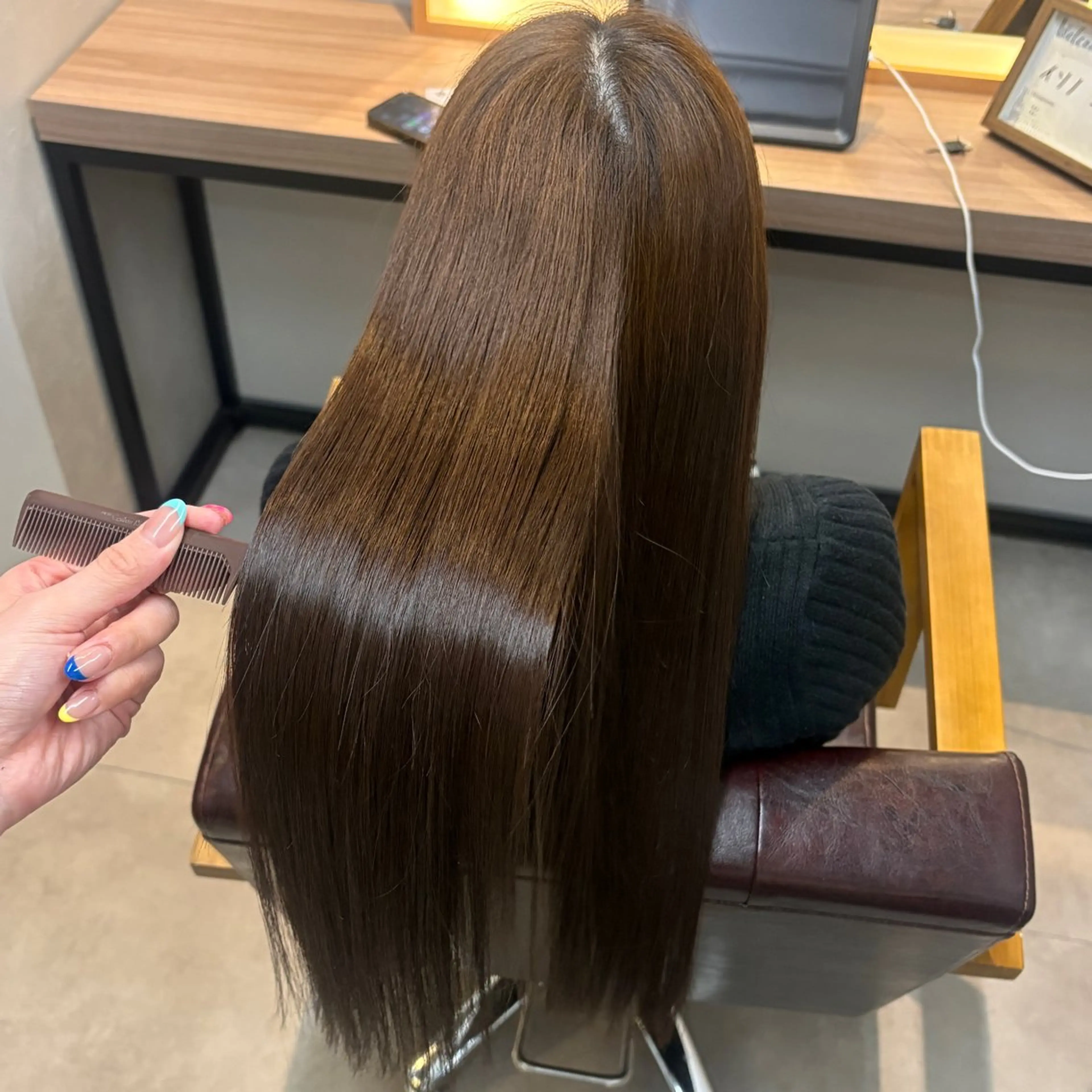 ロング カラー カット ヘアカラー トリートメント 髪質改善/縮毛矯正 💜COCORO💜のヘアスタイル