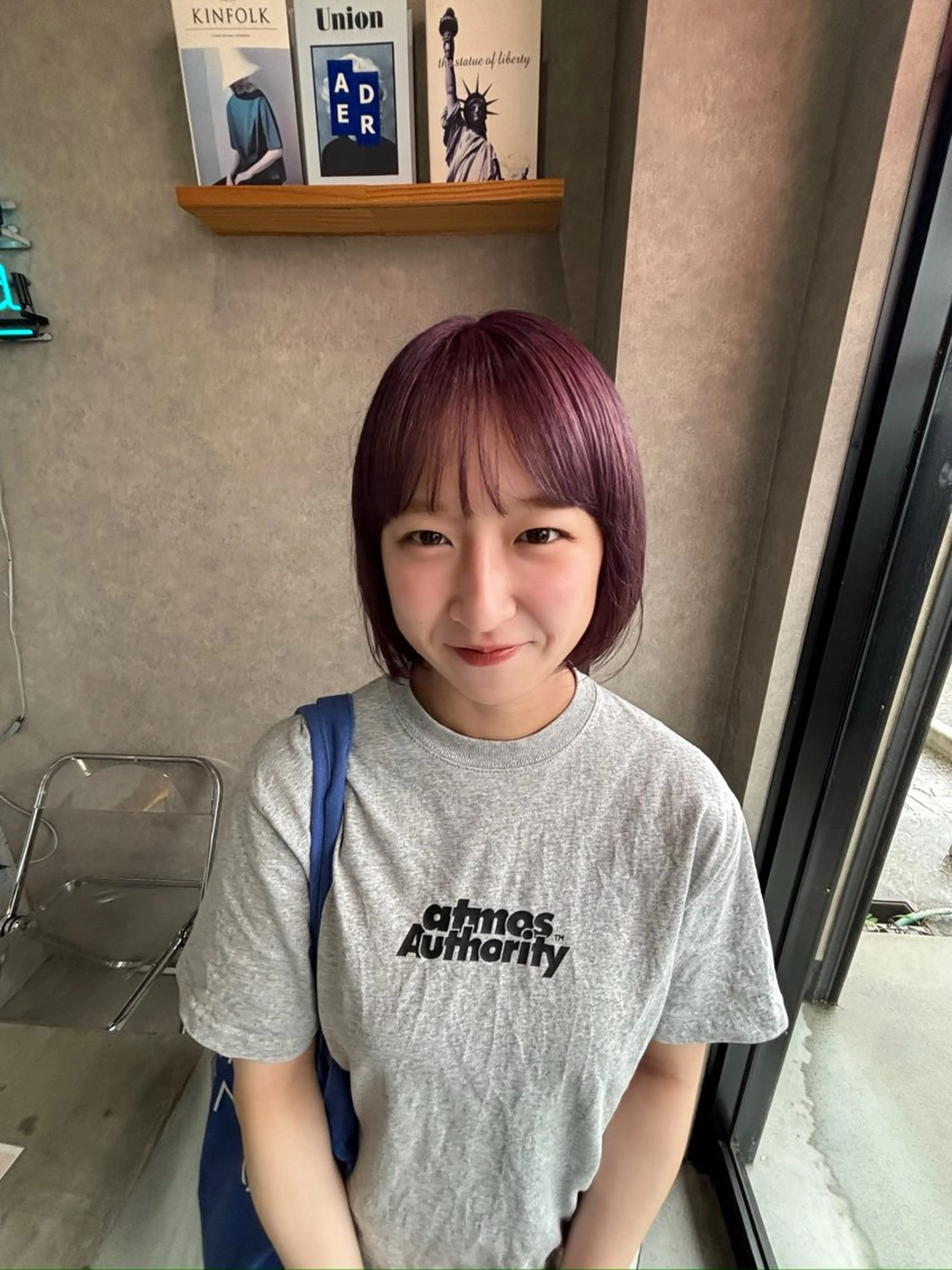 ショート ヘアカラー 山岸 未玖のヘアスタイル