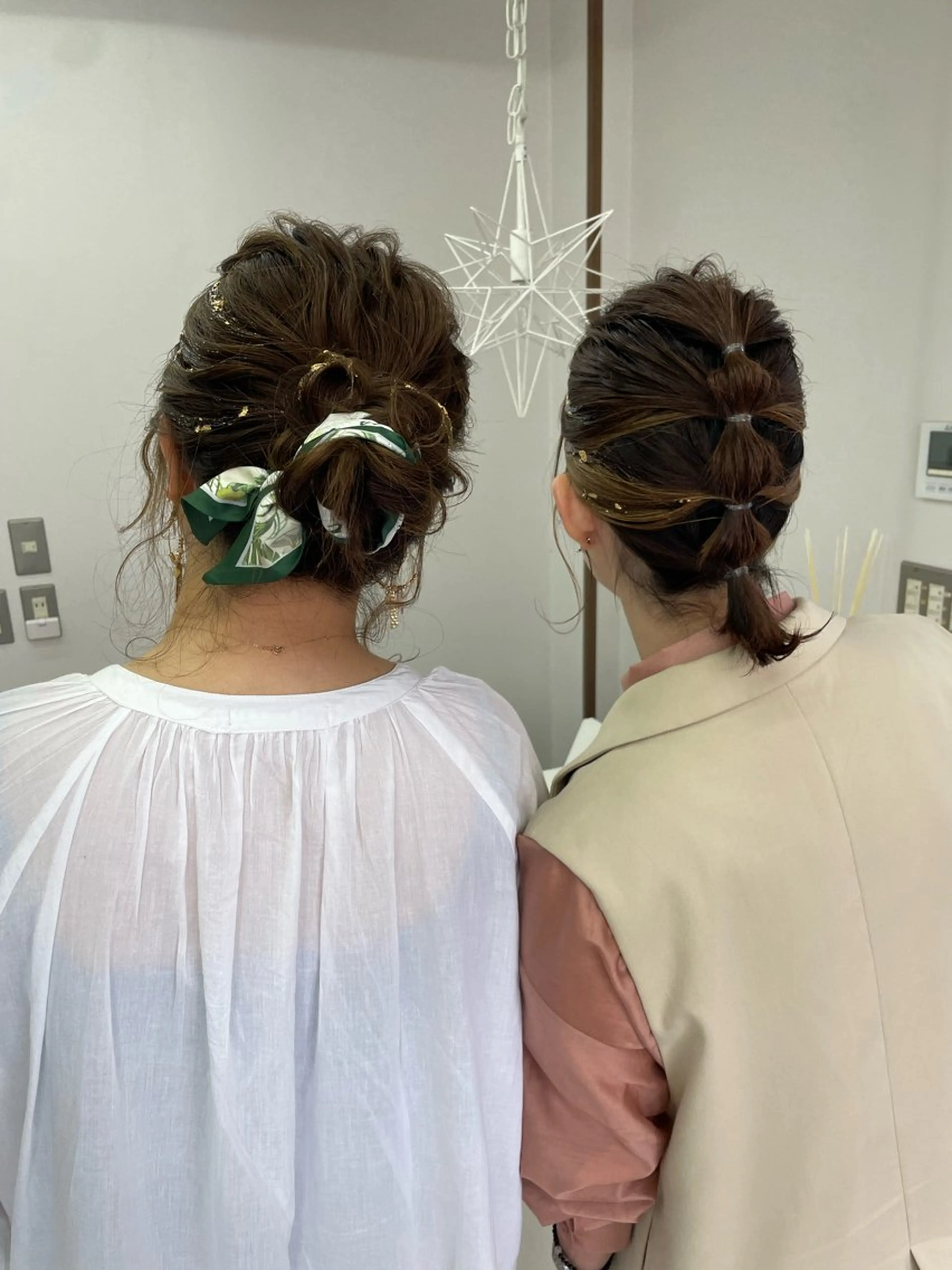 ヘアアレンジ ヘアセット オノ アカネのヘアスタイル