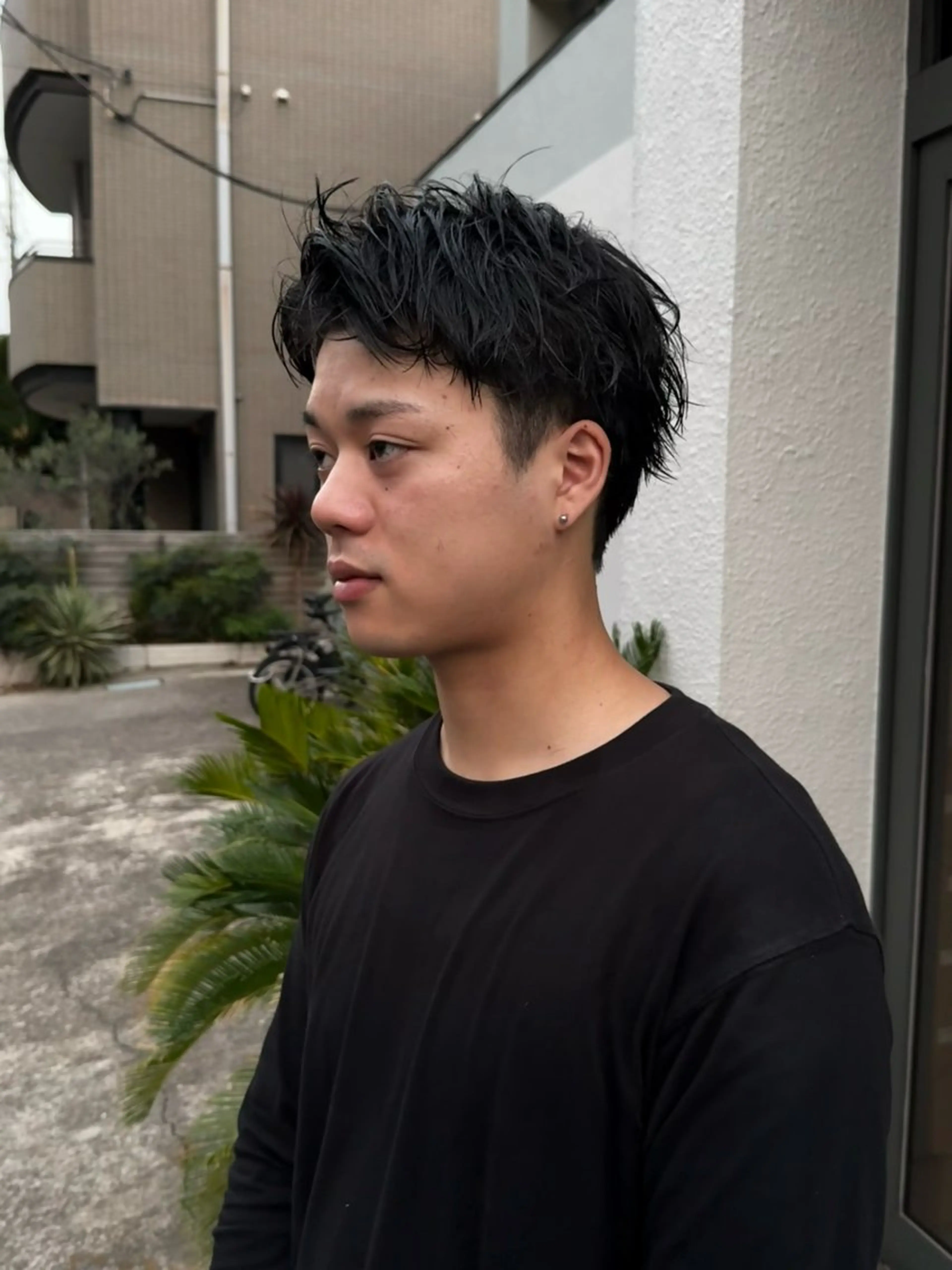 メンズ メンズパーマ シャドーパーマ カット 美容室soi所属・メンズ特化/石田 凱土のヘアスタイル