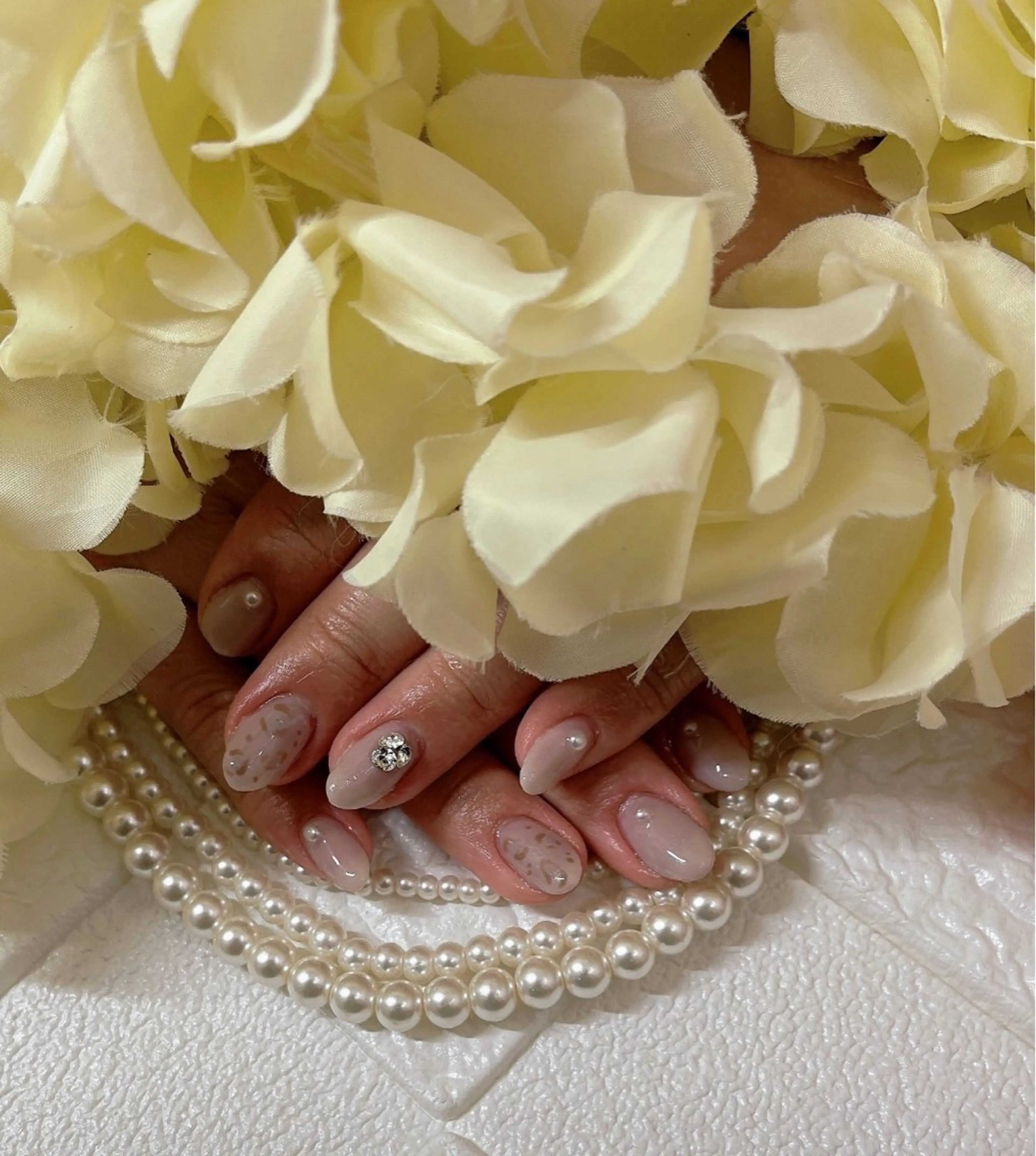 ネイル ストーンネイル privatenailsalon me所属・kato tomomiのネイルデザイン