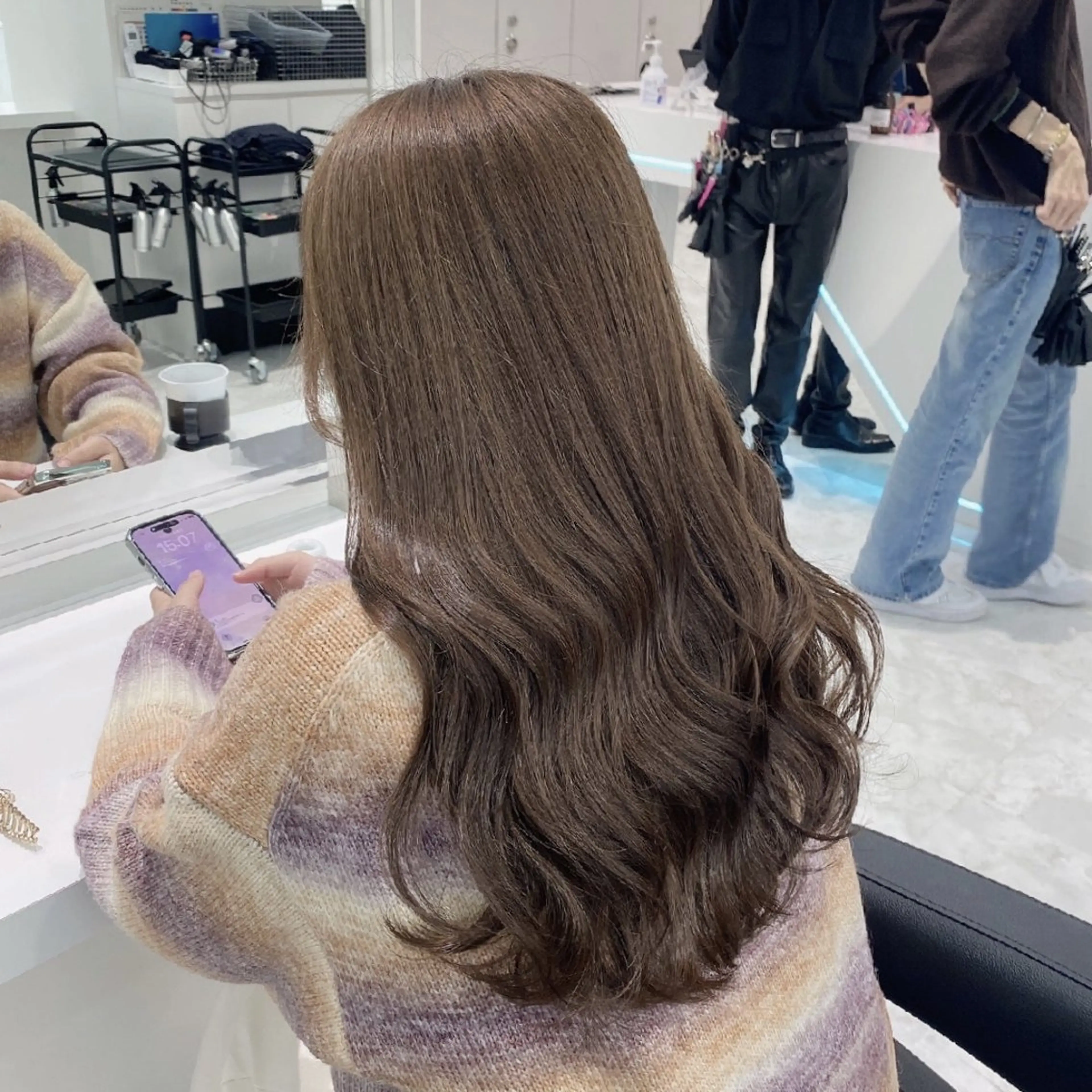 セミロング カラー ヘアカラー ブレンアネックス所属・ナチュラル/暖色 🍑トウヤ🍑のヘアスタイル