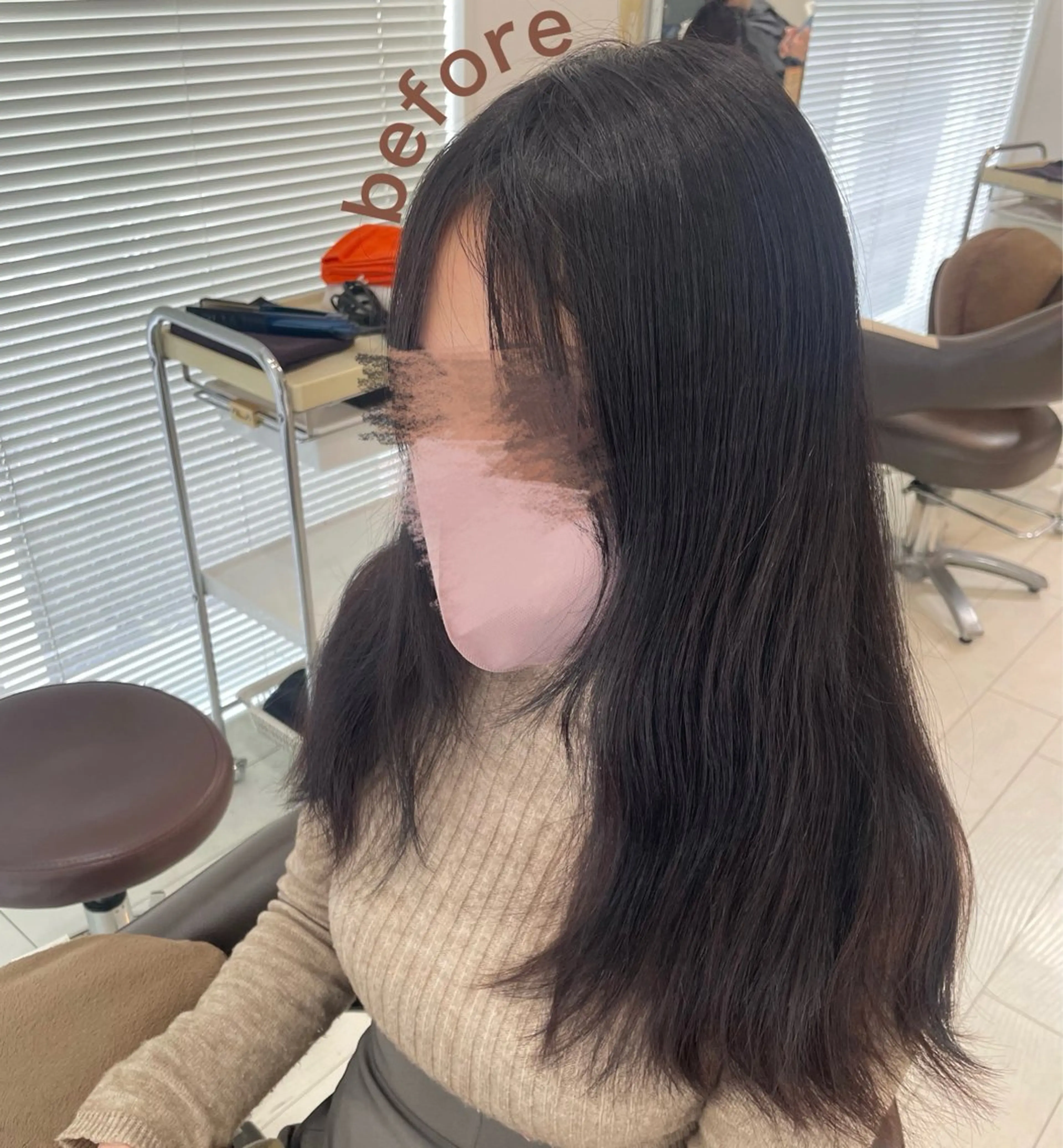 ロング アミーベル🧸🧡 本店✂️しおりのヘアスタイル
