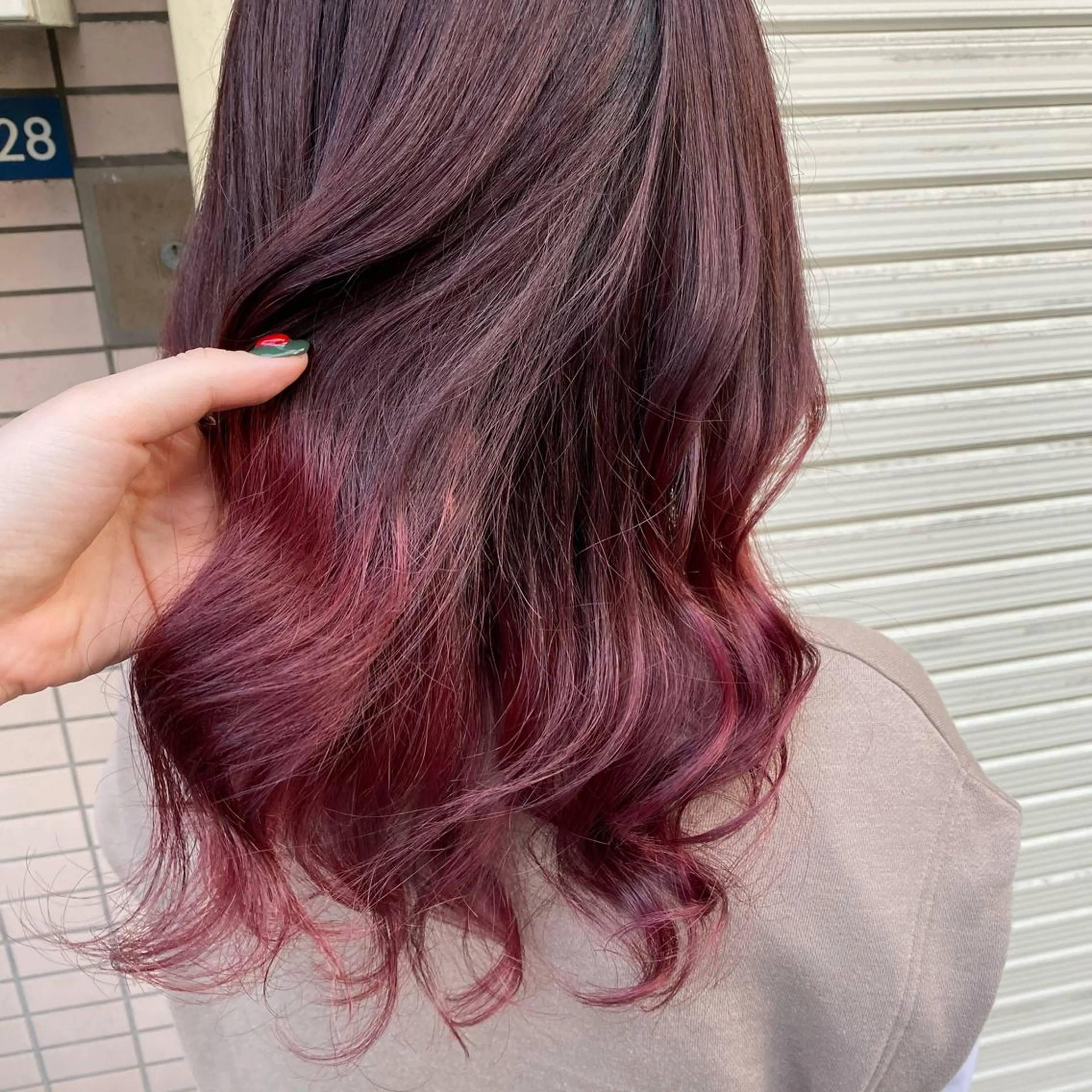 セミロング カラー 枚方 tomee 🦋南部　しほ🦋のヘアスタイル